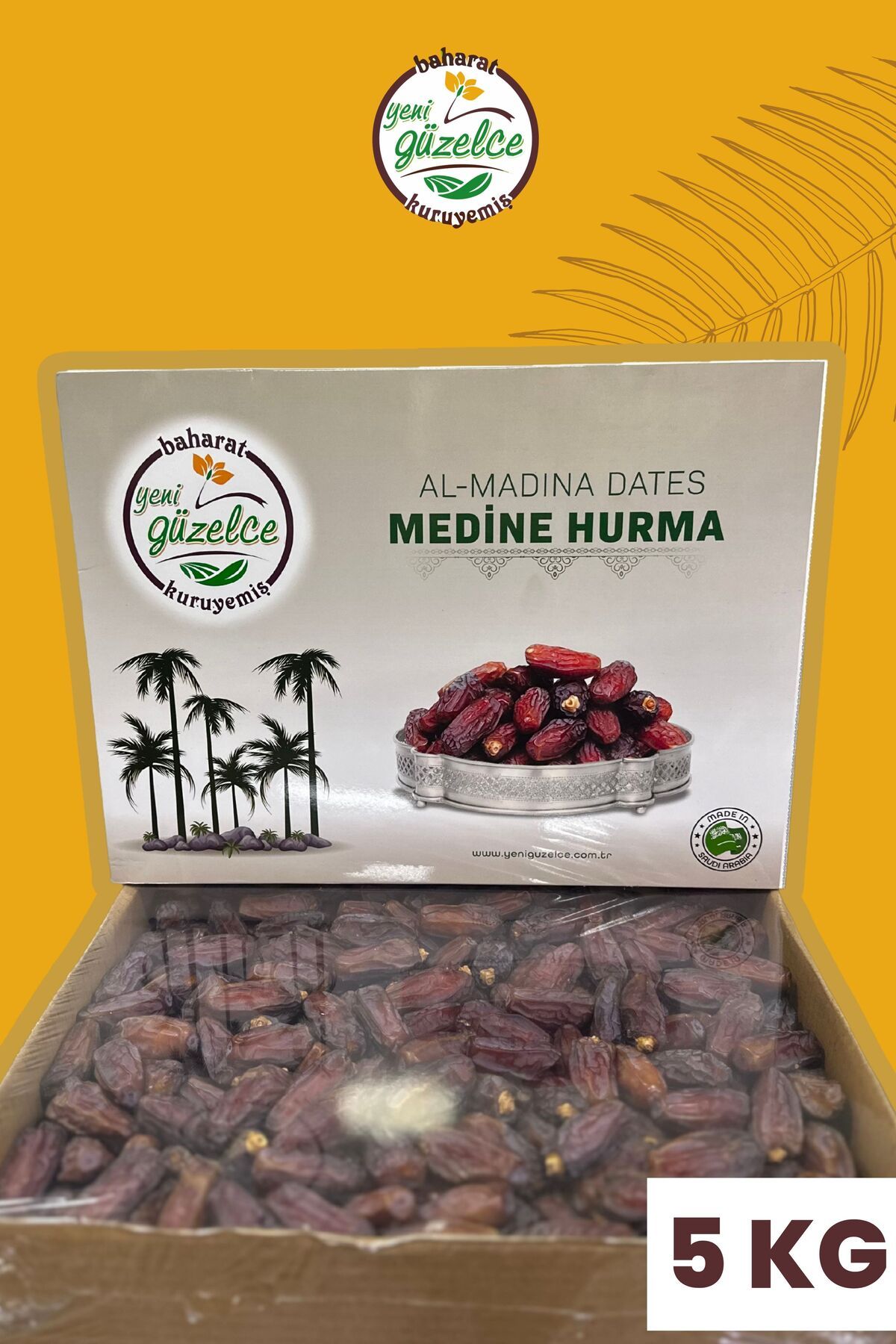 YENİ GÜZELCE Medine Mebrum Hurma Özel Jumbo 5 kg'lik Koli