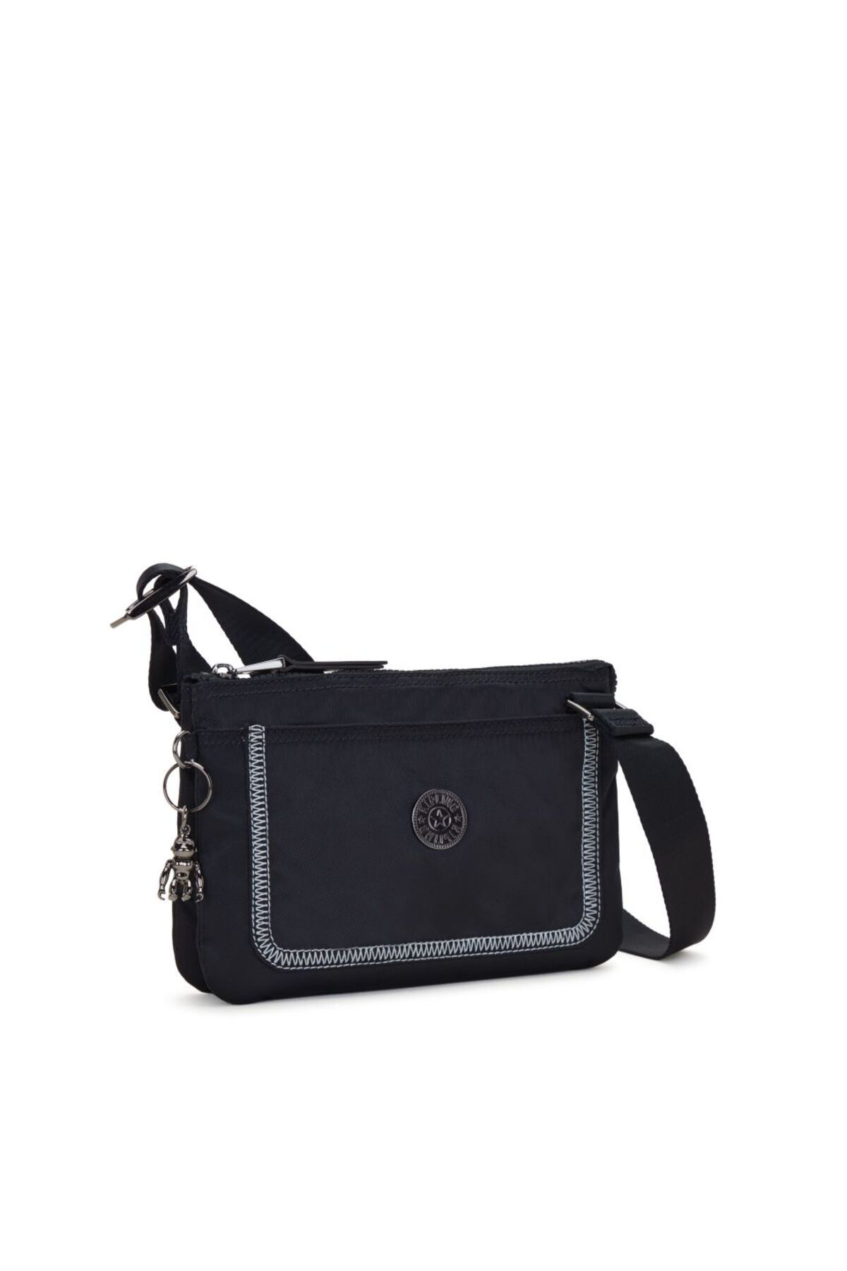 کیف شانه ای مشکی مردانه و زنانه سیاه کوچک Riri اورجینال Kipling