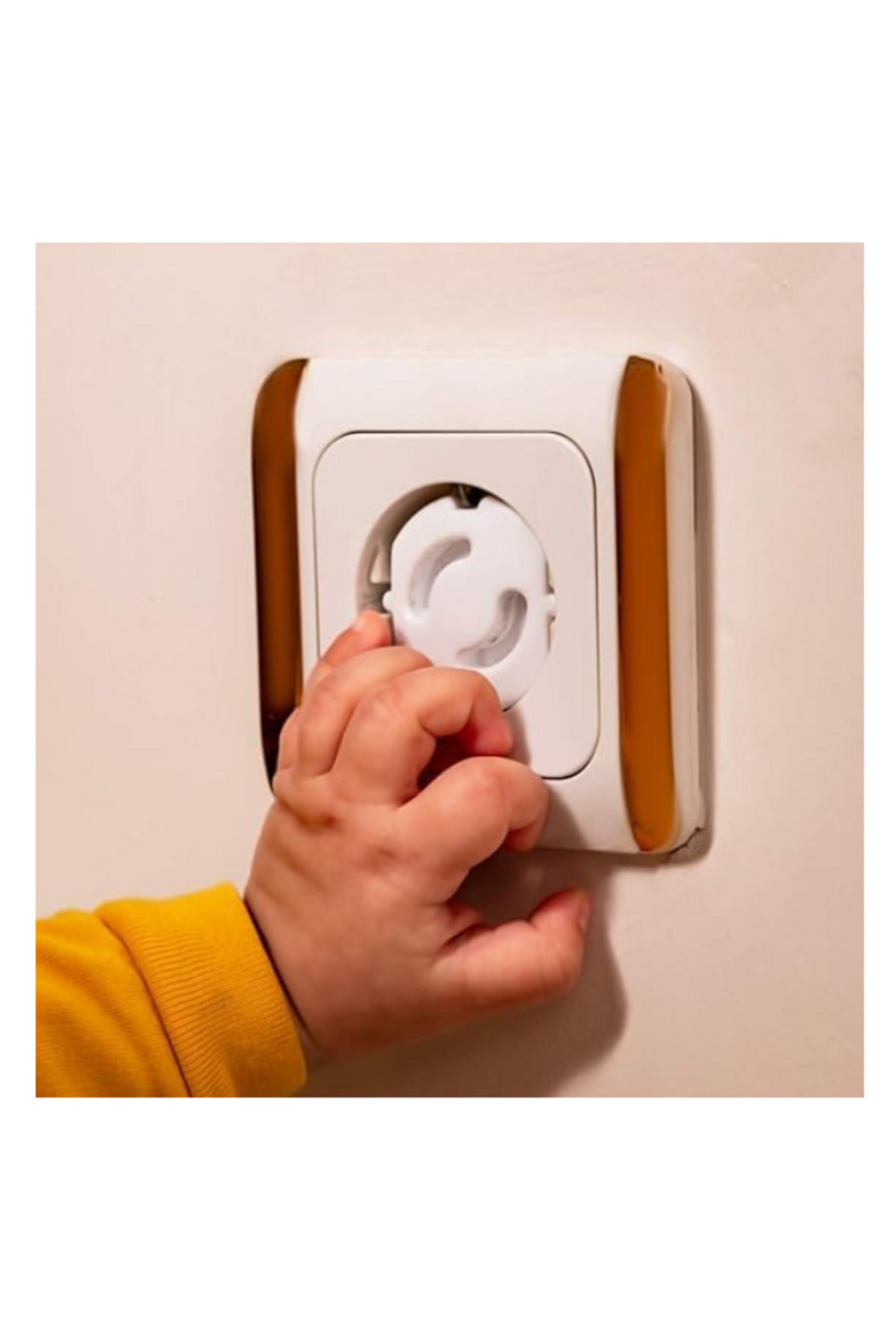 HappiestBaby 10 Adet Priz Emniyet Kapağı Bebek Çocuk Elektrik Güvenlik Koruyucu fotoğrafı 5 (önizleme)