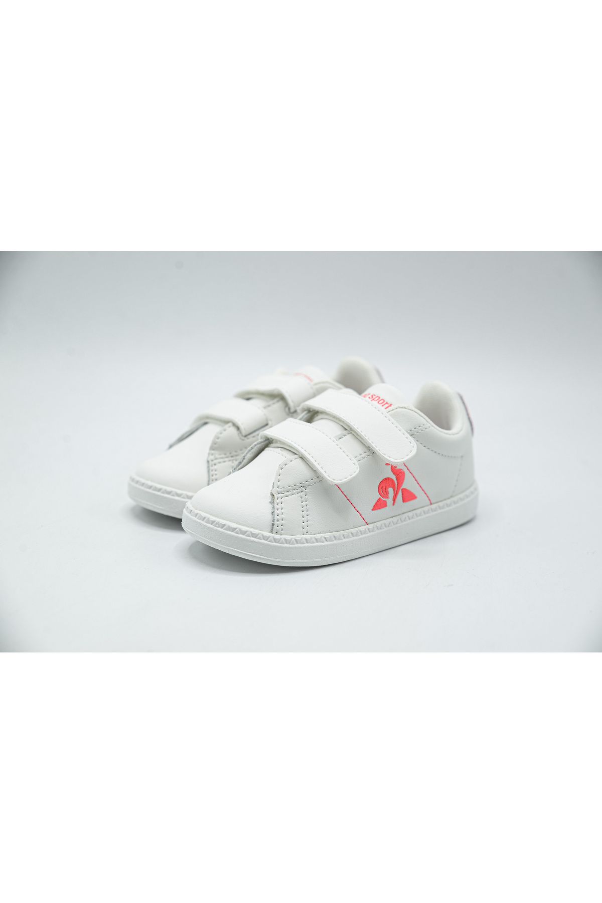 Le Coq Sportif-Tenisi Le Coq Sportif Courtclassic Bebeluş Fetiţă Fluo, Alb, Copii 3