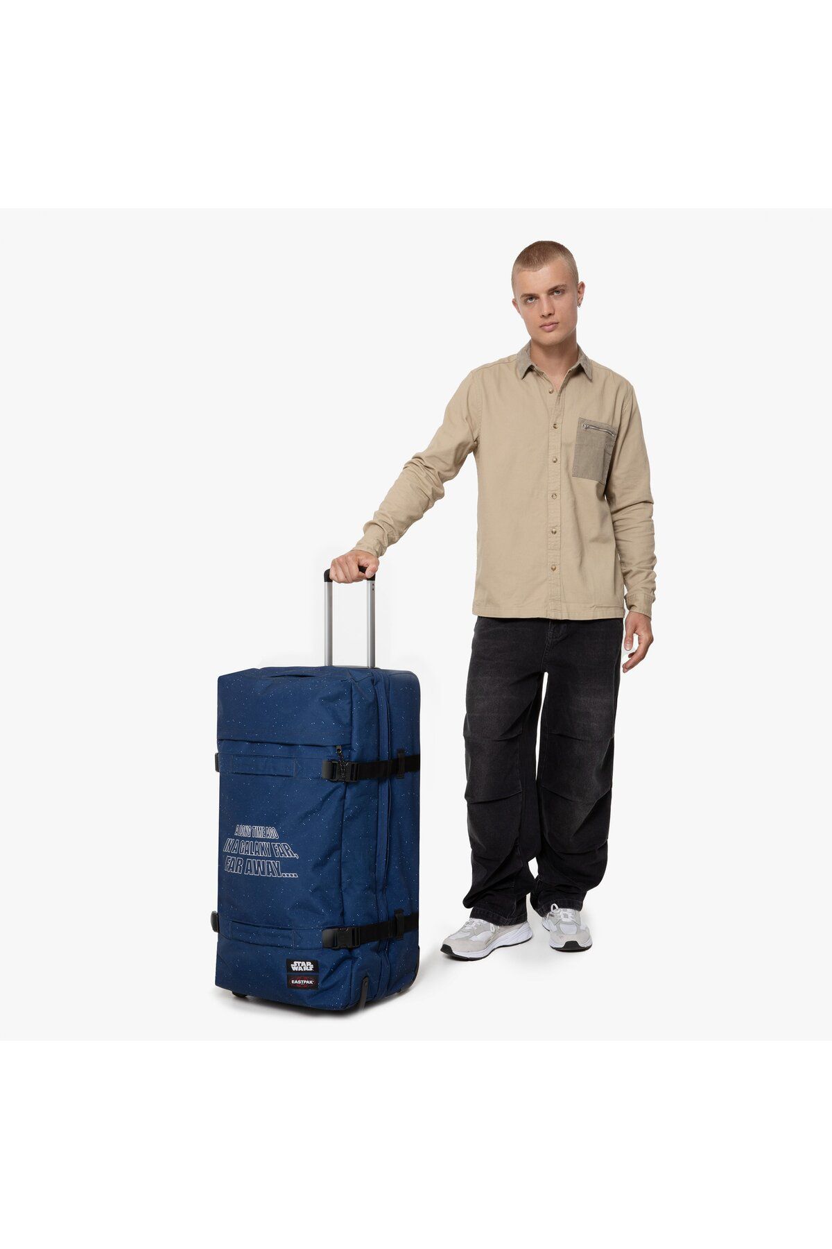 چمدان و ساک آبی مردانه زنانه X STAR WARS 'R L SW SIZE بزرگ دو چرخ عروسی Eastpak