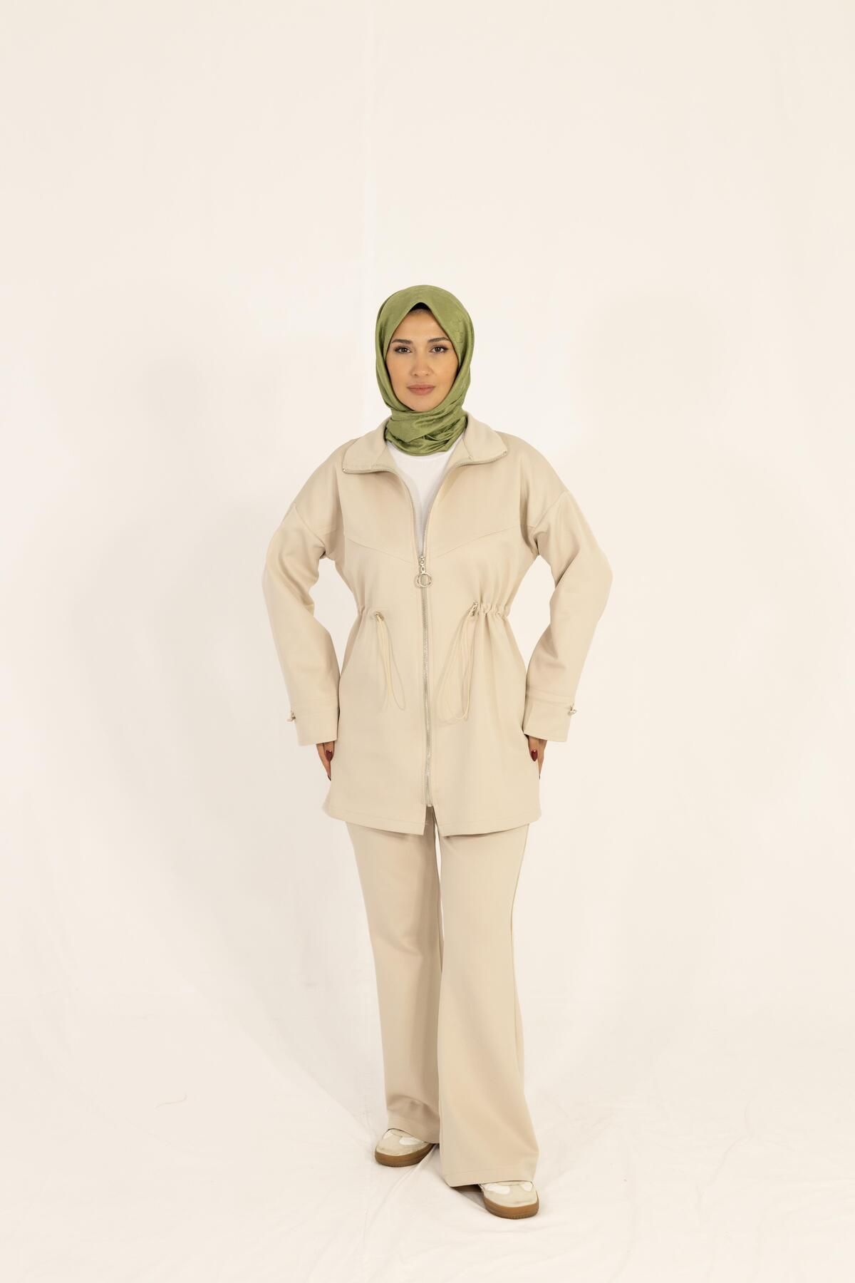 Moda Asrın-Ecru Sucuba Tunic Set 6