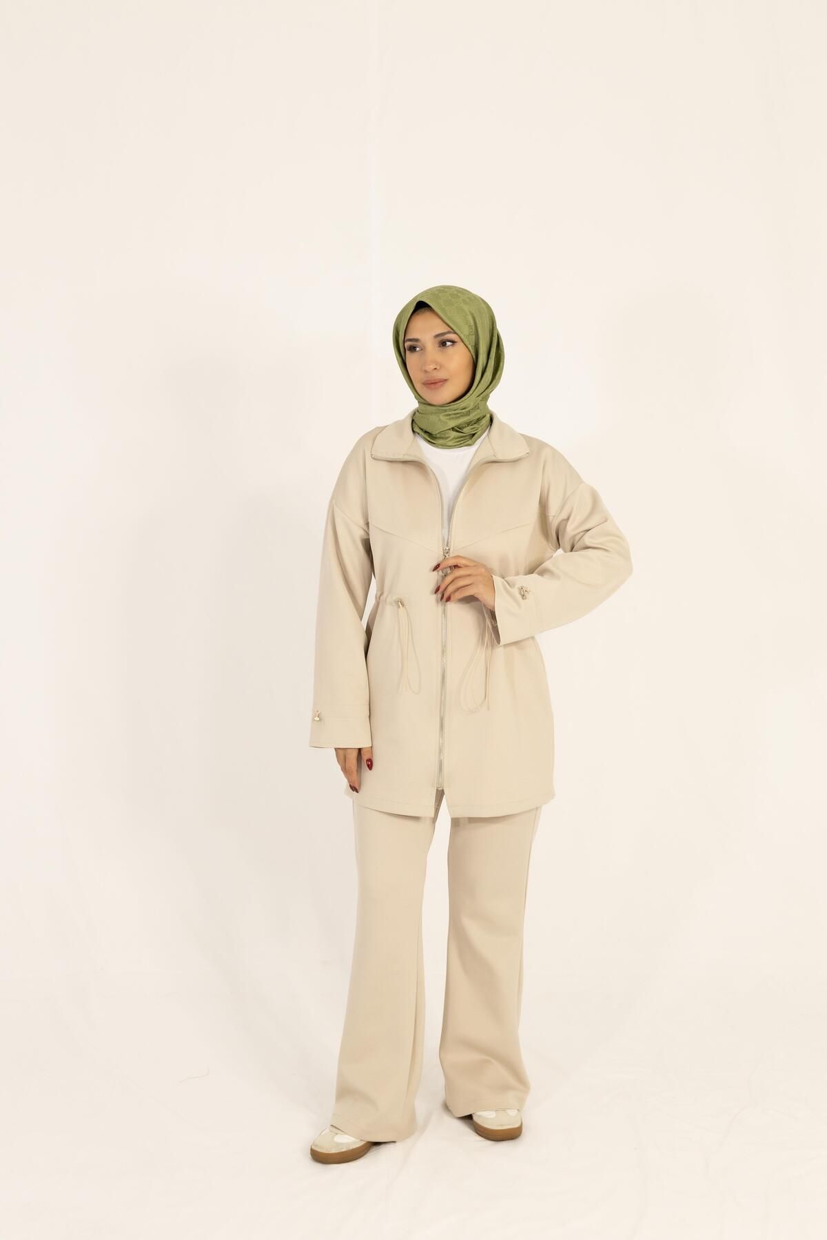 Moda Asrın-Ecru Sucuba Tunic Set 2