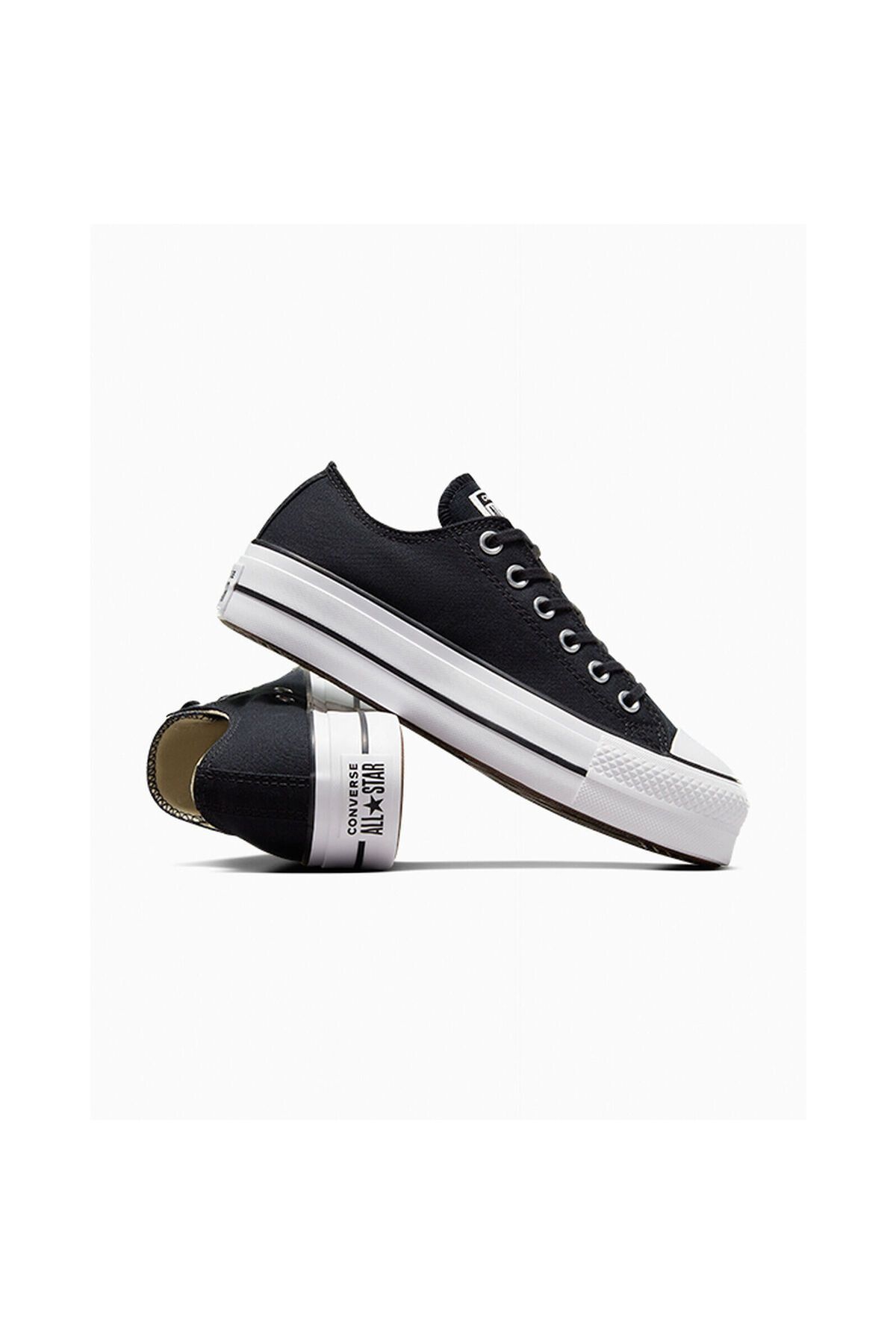 converse-Tenisky na platformě pro Converse Chuck Taylor All Star Lift Ox, černé, dámské 3