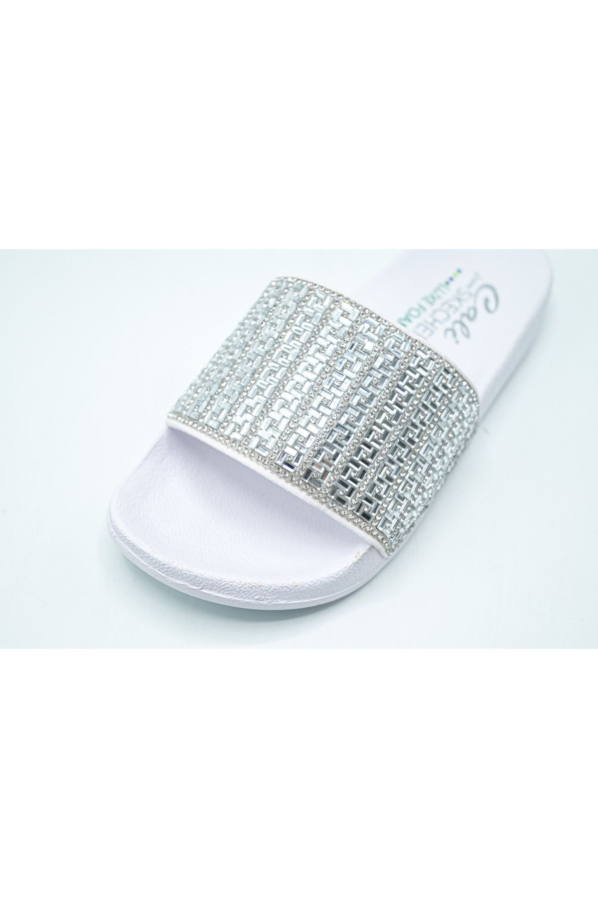 SKECHERS-Slapi Skechers Pop Ups-New Spark 119320WHT, alb, femei 6