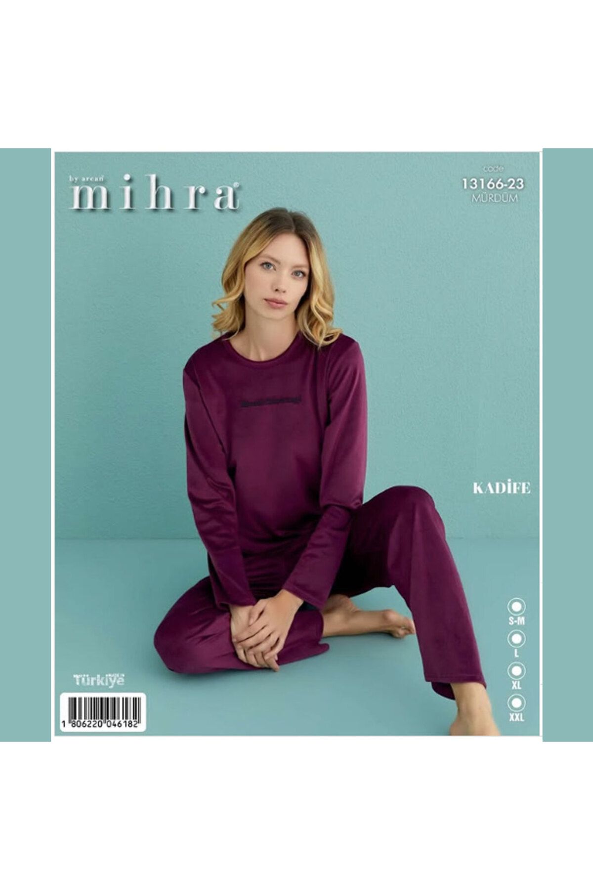 Mihra-13166-23 Mihra Velvet Pajama Set 1