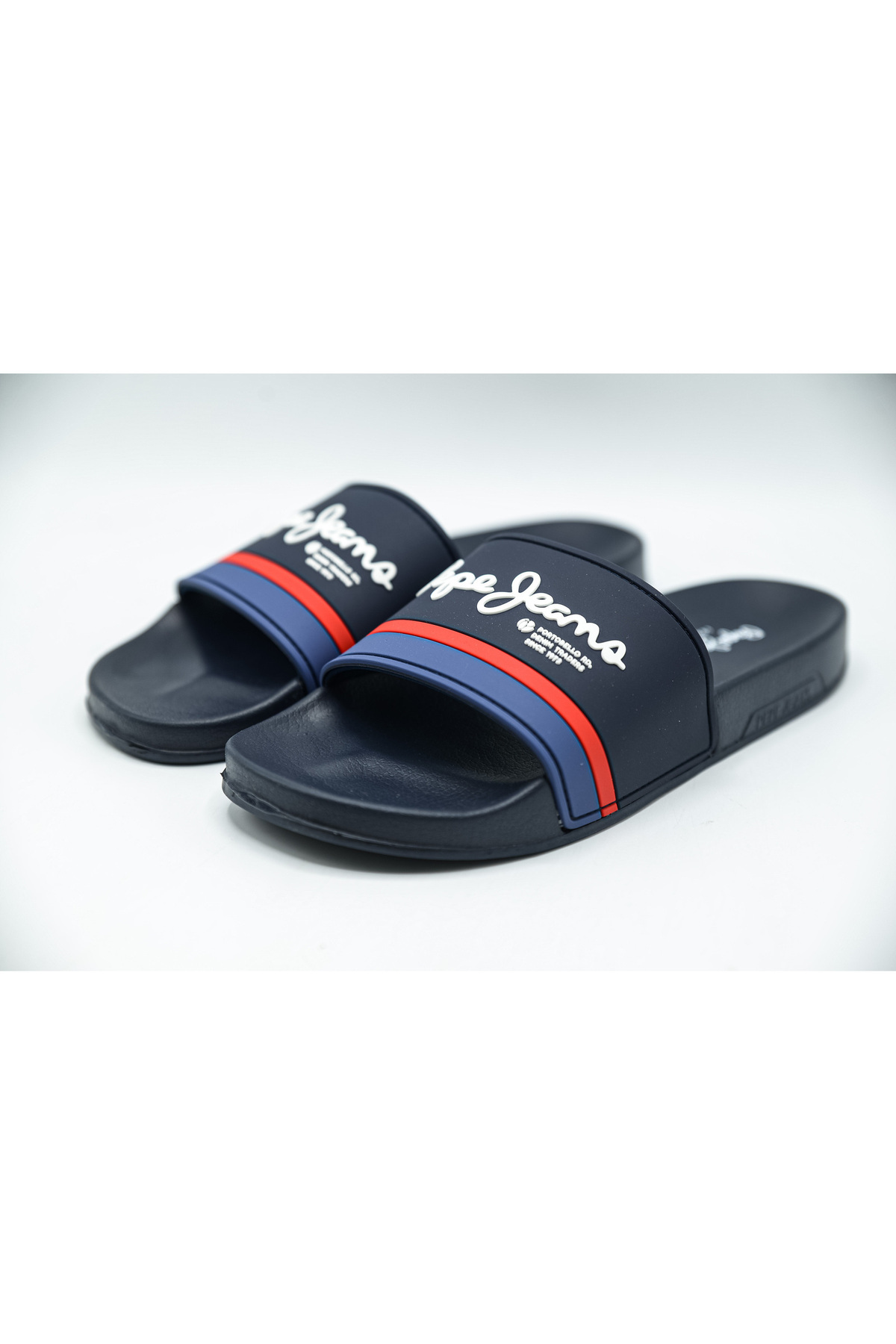 Pepe Jeans-Ανδρικές σαγιονάρες μπλε Pepe Jeans Slider - Portobello 3