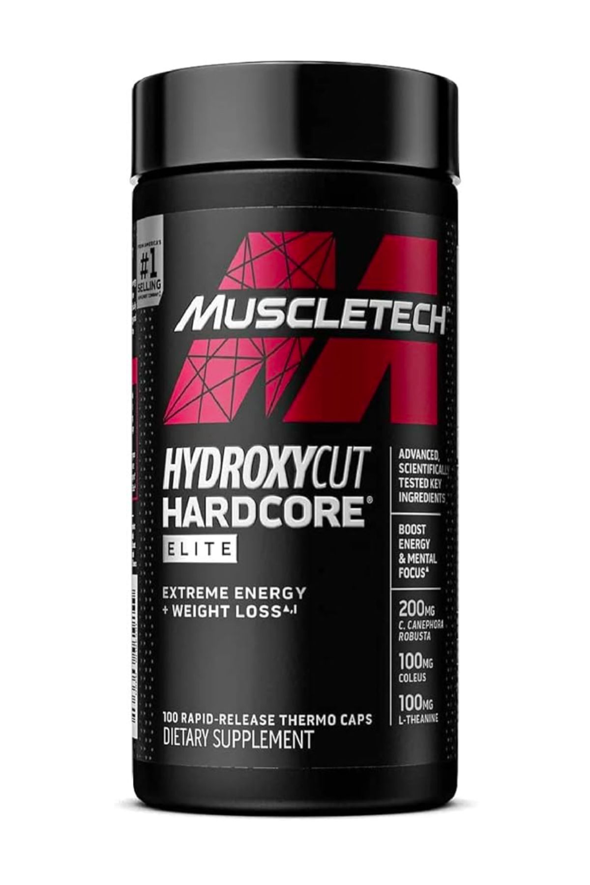 MUSCLETECH Hardcore Elite 100 Rapid-Release Therm Caps vr78