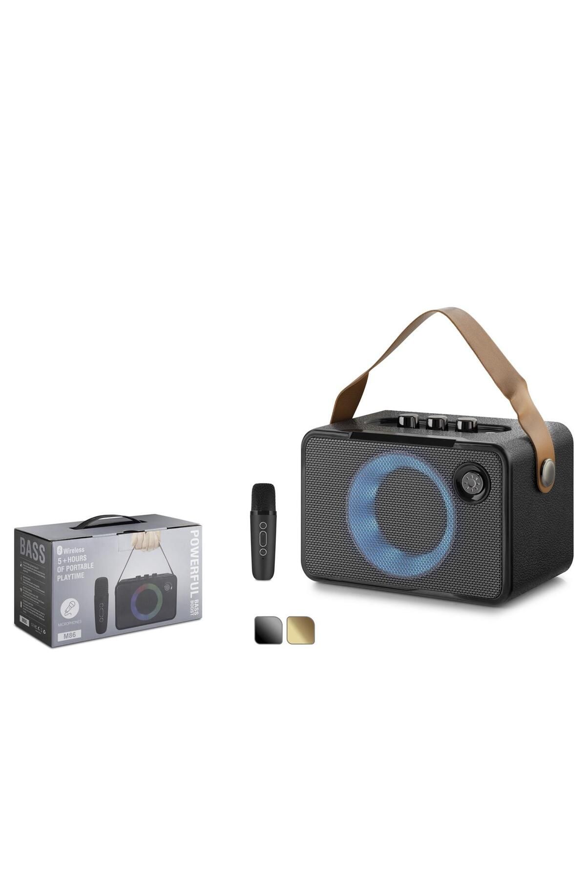 HADRON M86 BLUETOOTH KARAOKE MİKROFONLU SPEAKER