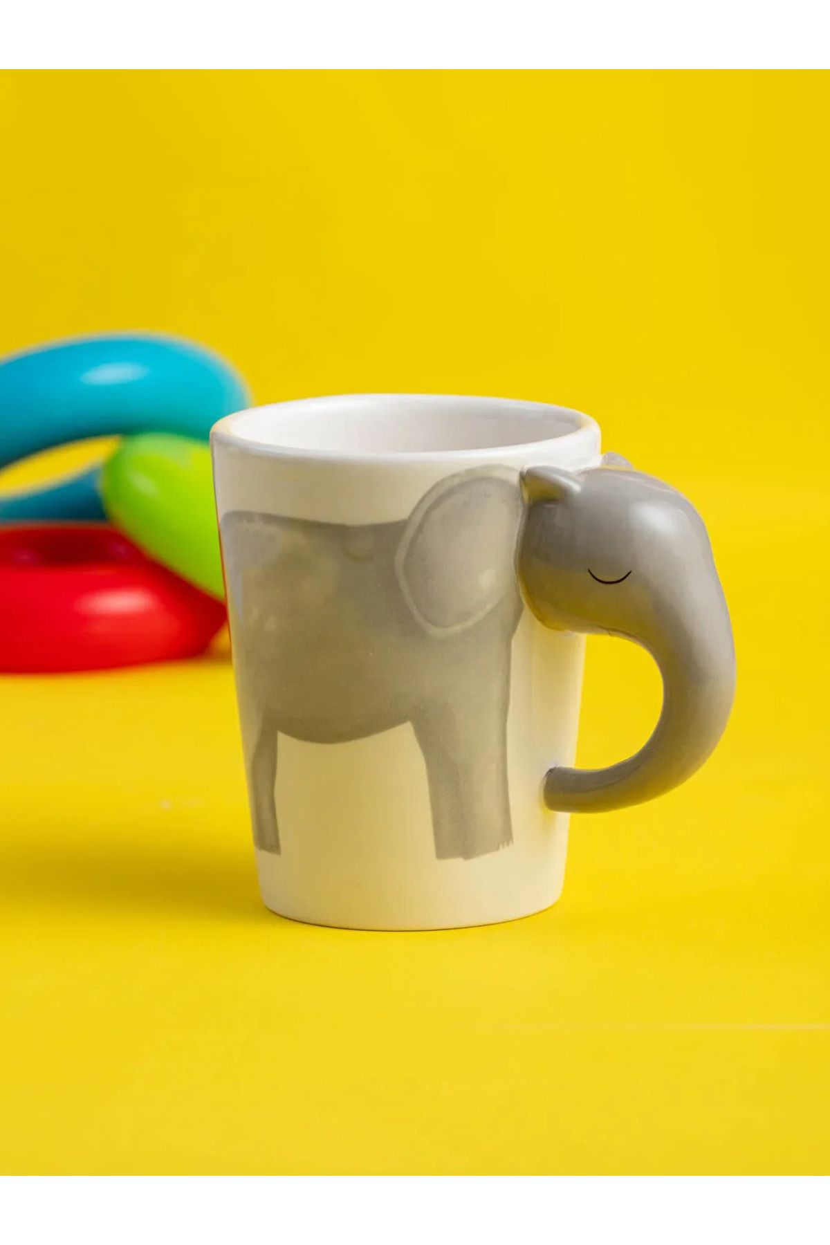 LC Waikiki-Ceramic Mug with Assorted Elephant Figure 392 ml 3