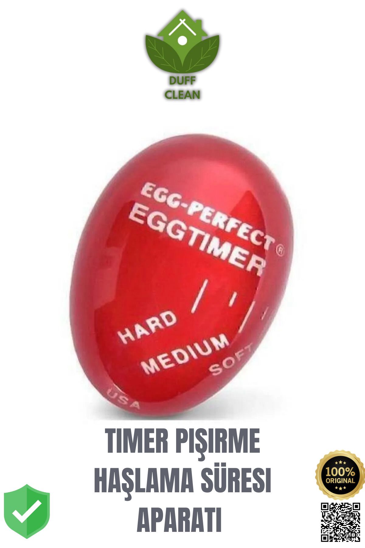 DUFF CLEAN-Stunt Egg Timer Egg Timer Cooking Boiling Time Apparatus Time Setting Indicator 3