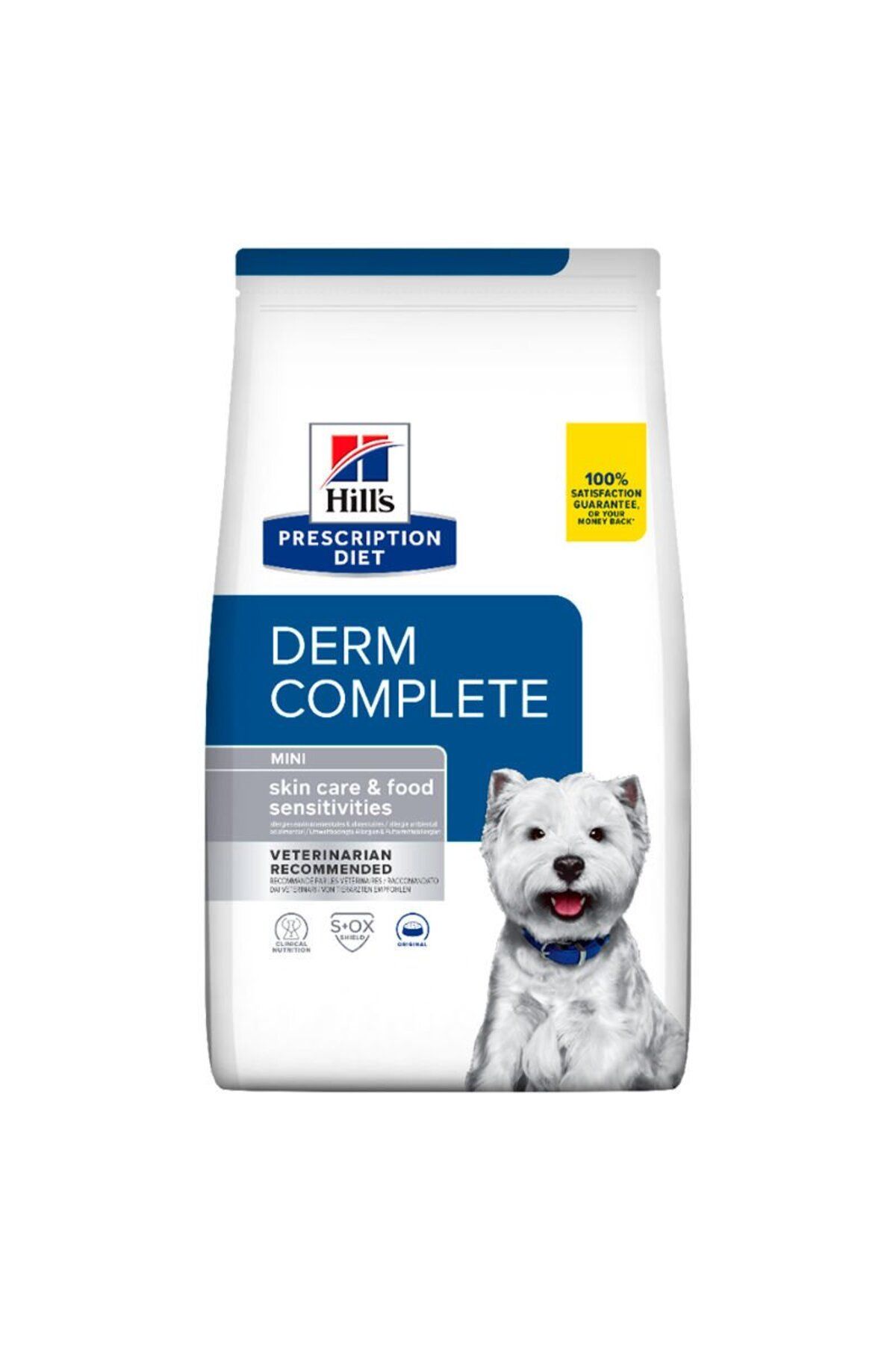 Orqinel Hills Prescription Diet Derm Complete Mini Irk Köpek Kuru Maması 6 kg (stt:11/2025)