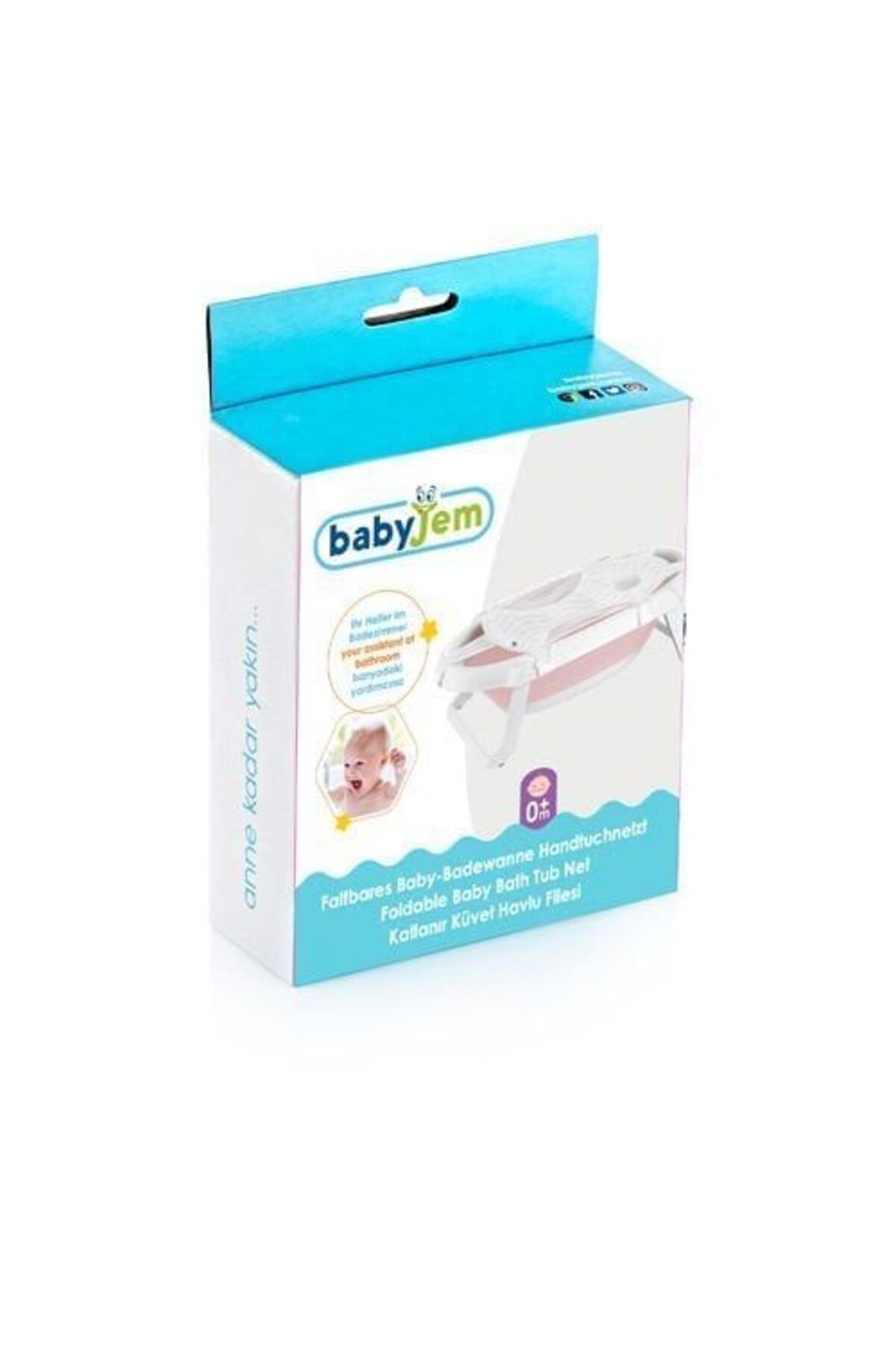 Easy Tedarik BabyJem Katlanır Küvet Havlu Filesi 625 Beyaz