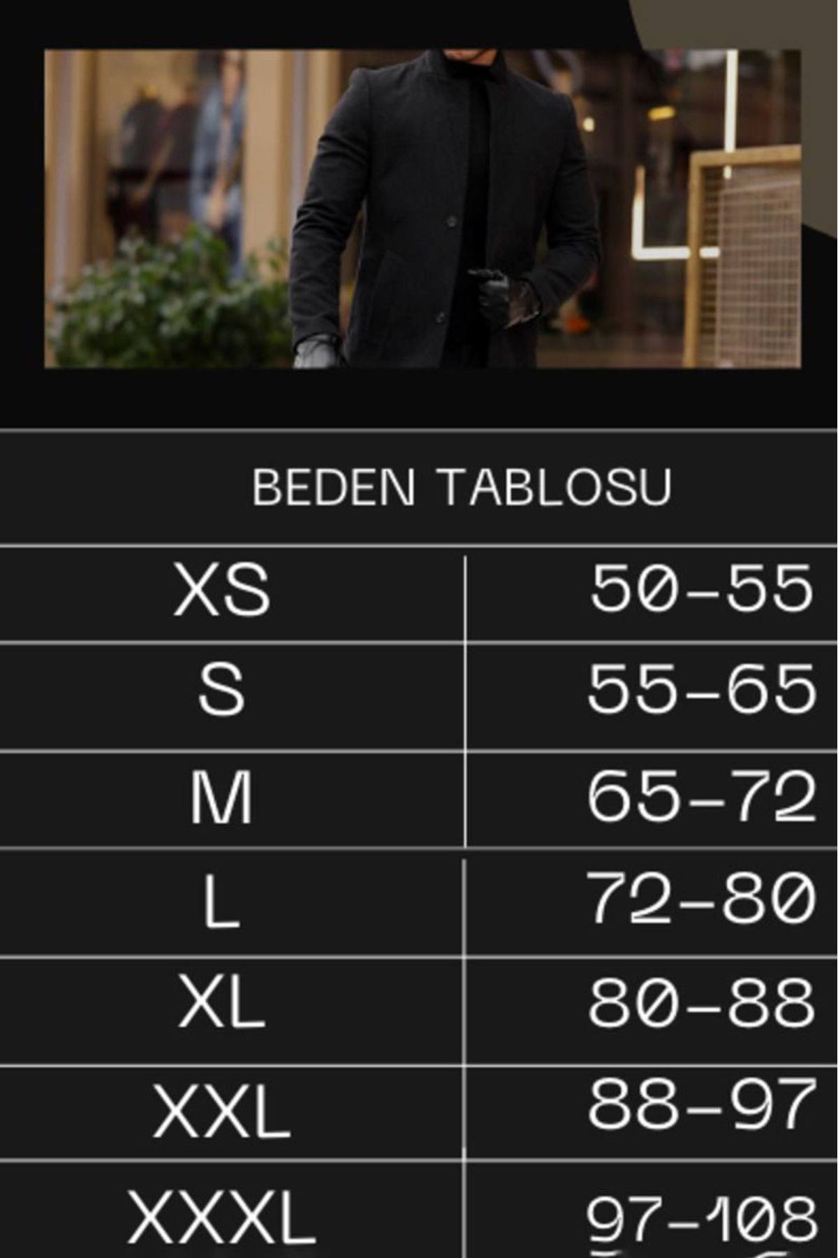 Regular Boy Çift Cepli Slim Kesim Dar Kalıp Dik Hakim Yakalı Klasik Model Günlük Şık Kaşe Kaban — خاکستری VBLG-0608 — تصویر 6 از 6