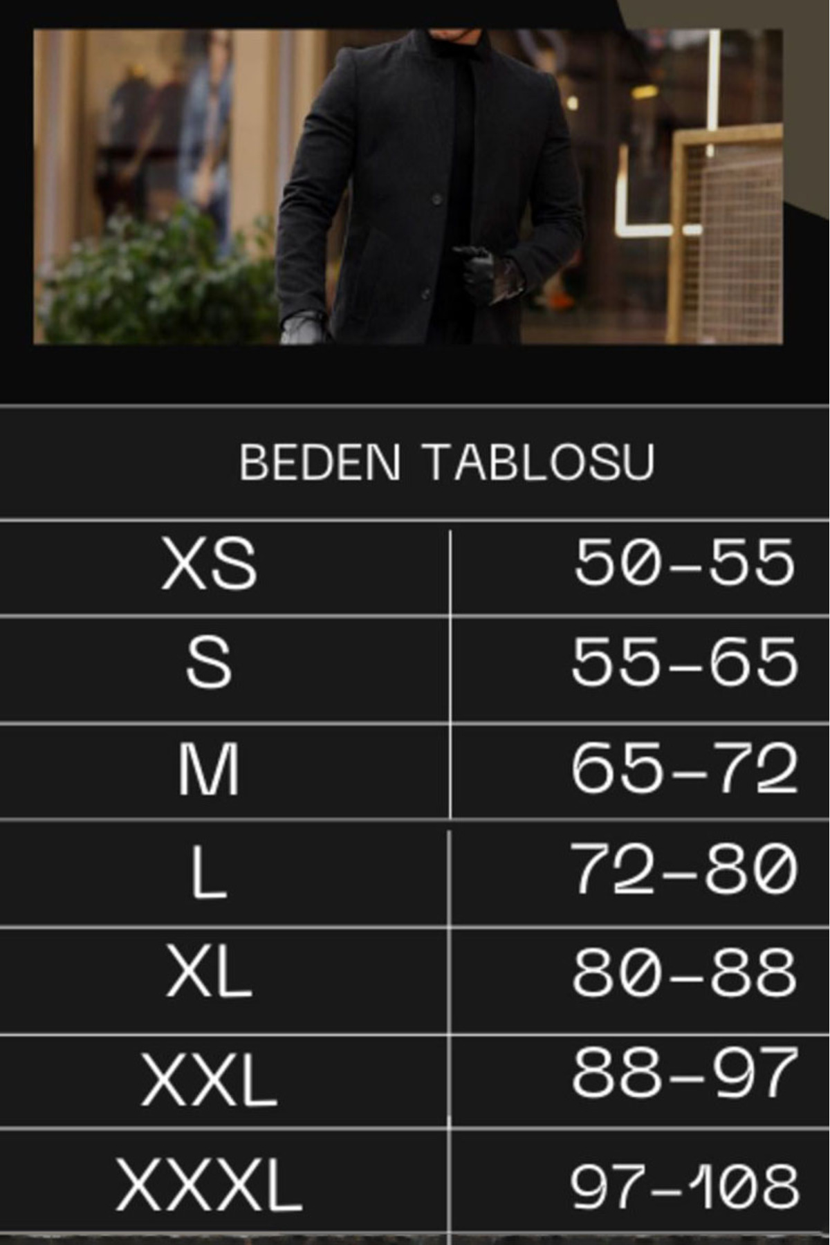 Regular Boy Çift Cepli Slim Kesim Dar Kalıp Dik Hakim Yakalı Klasik Model Günlük Şık Kaşe Kaban — سرمه‌ای VBLG-0608 — تصویر 6 از 6