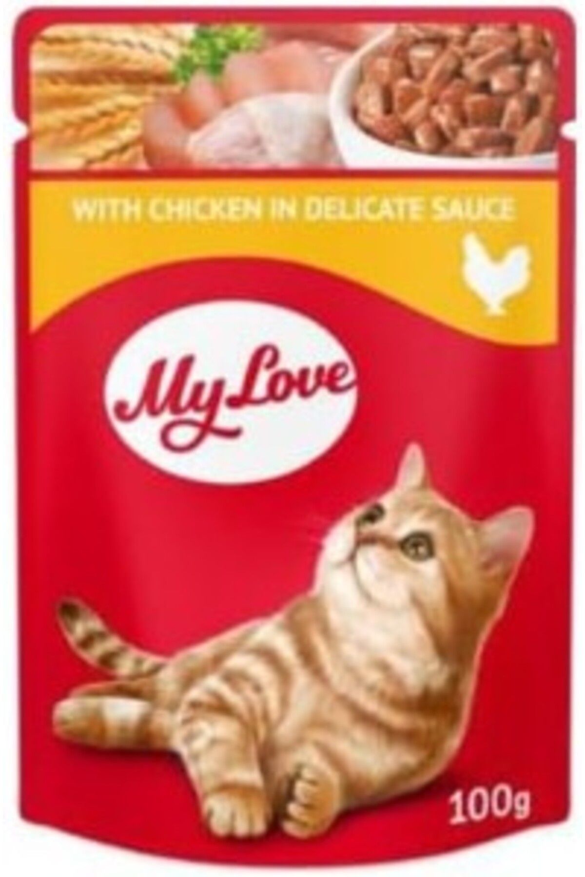 Furlo My Love Soslu Tavuk Etli Pouch Kedi Maması, 100Gr, 24 Adet