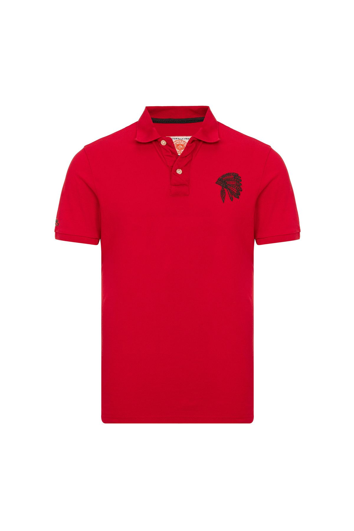 ROUTEFIELD-Men's Polo T-Shirt Peek - Red 1