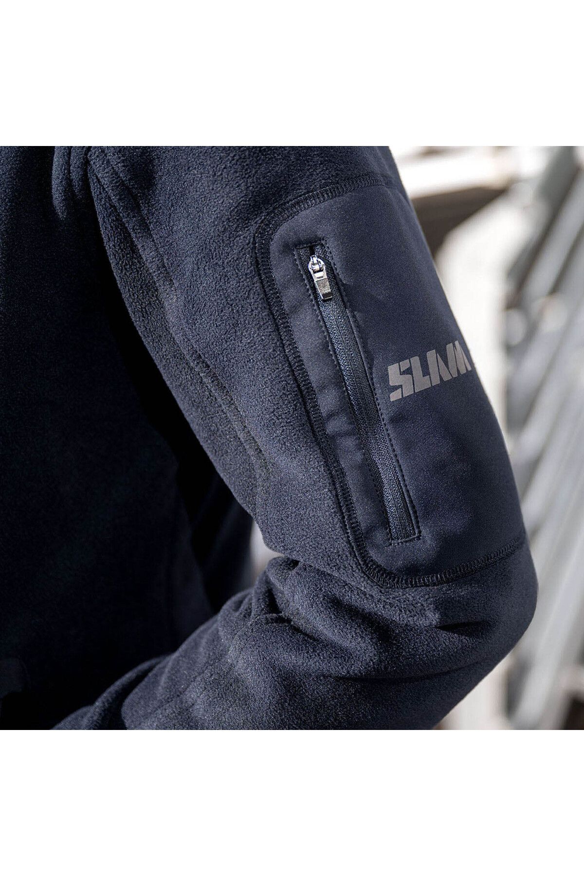 Slam-Softshell & Fleece - Dark blue - Relaxed fit 6