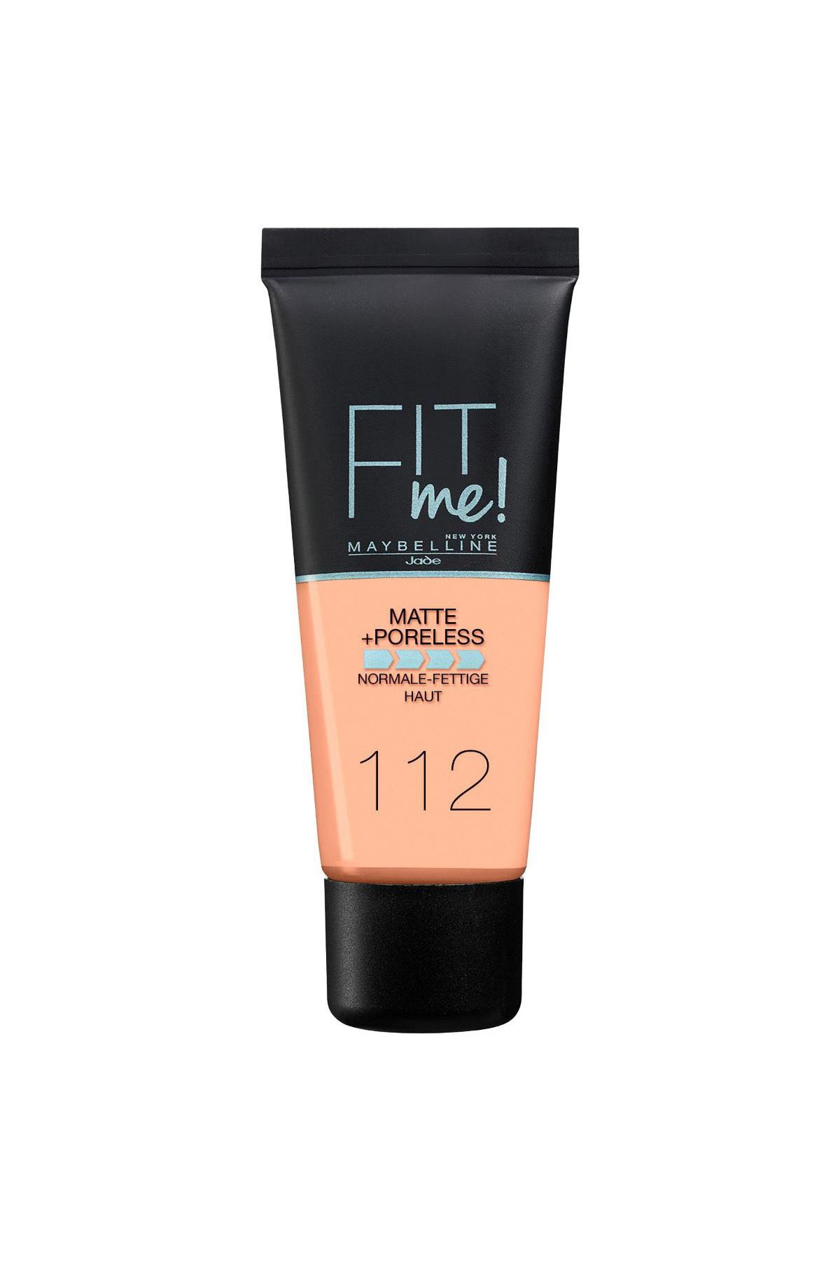 Maybelline New York-Fit Me Matte Poreless Foundation – 112 Soft Beige 5