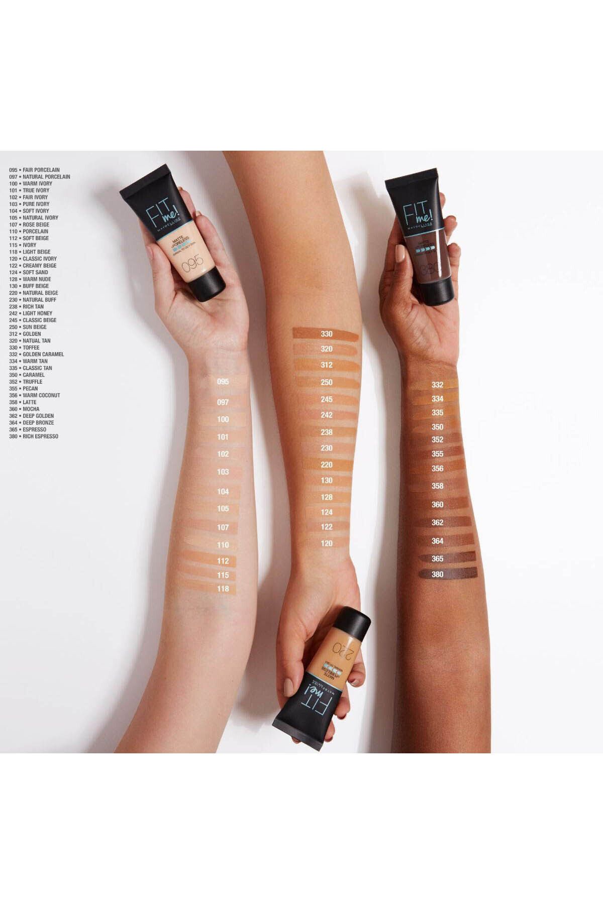 Maybelline New York-Fit Me Matte Poreless Foundation – 112 Soft Beige 7