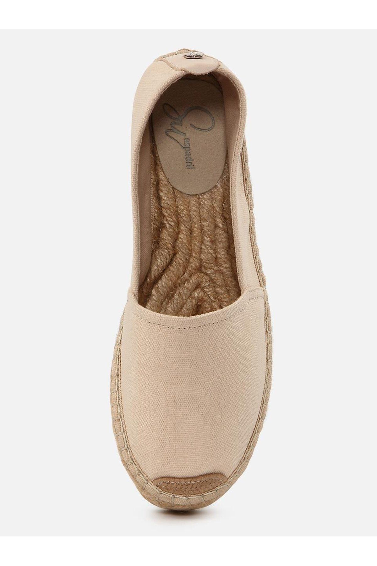 Su Espadril-Nathalie Ecru Women's Flat Espadrille 4