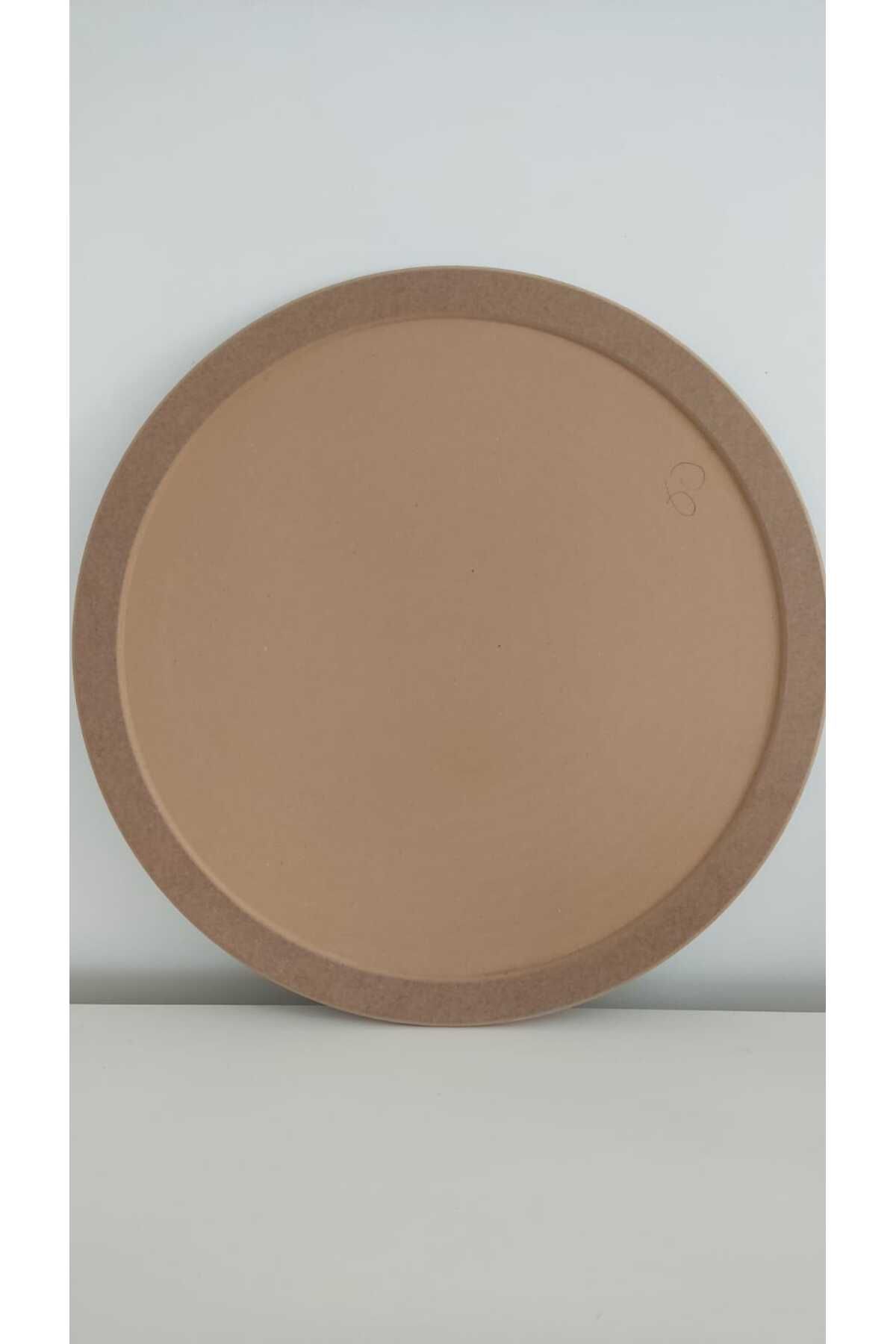 SERAP İSKENDER PAİNTİNG Yuvarlak Lazer Oymalı Mdf Pano 90cm - 10 Mm Kalınlık