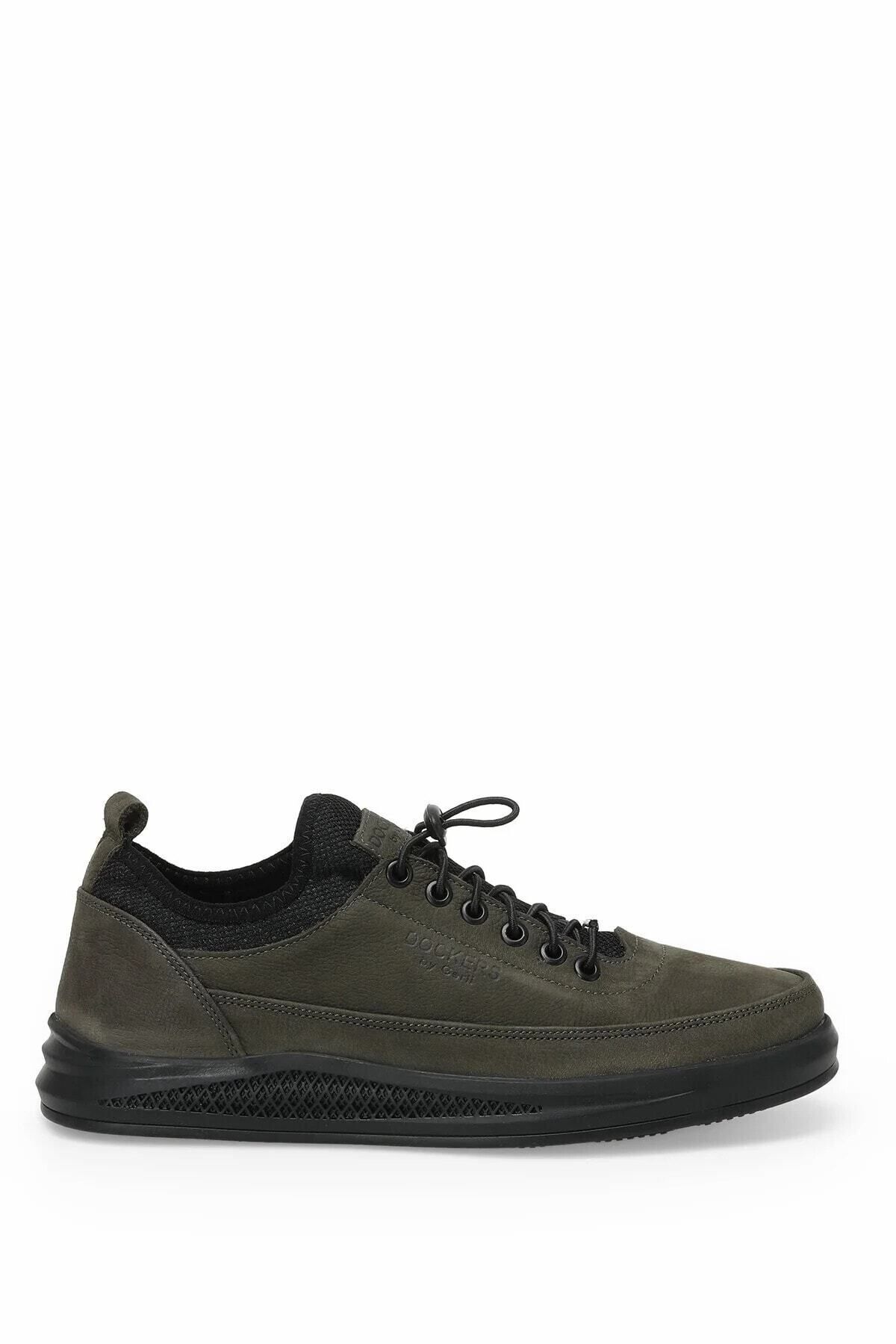 کفش اسنیکر Dockers مردانه چرم اصل | داکرز TYB101170635-HAKİ100408365 - تصویر 2
