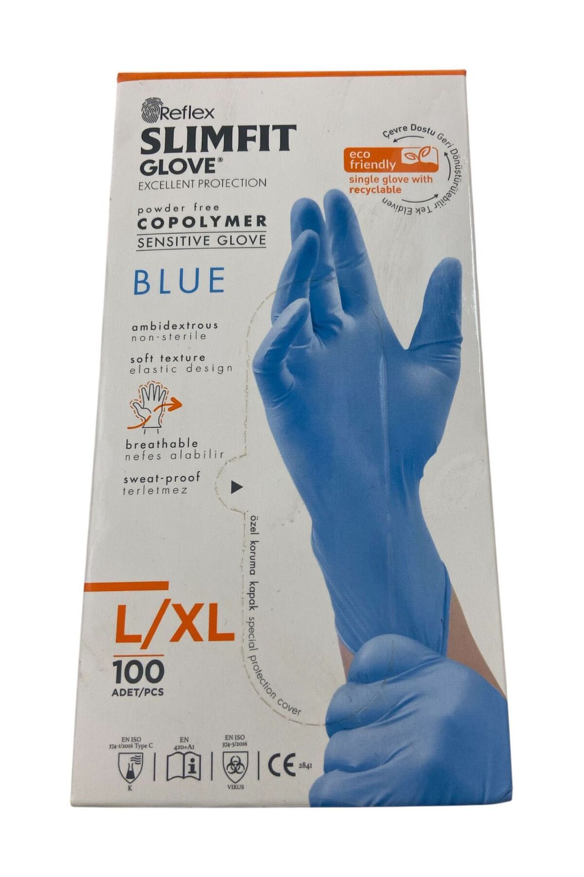 Slimfit Glove Eldiven Mavi L/XL