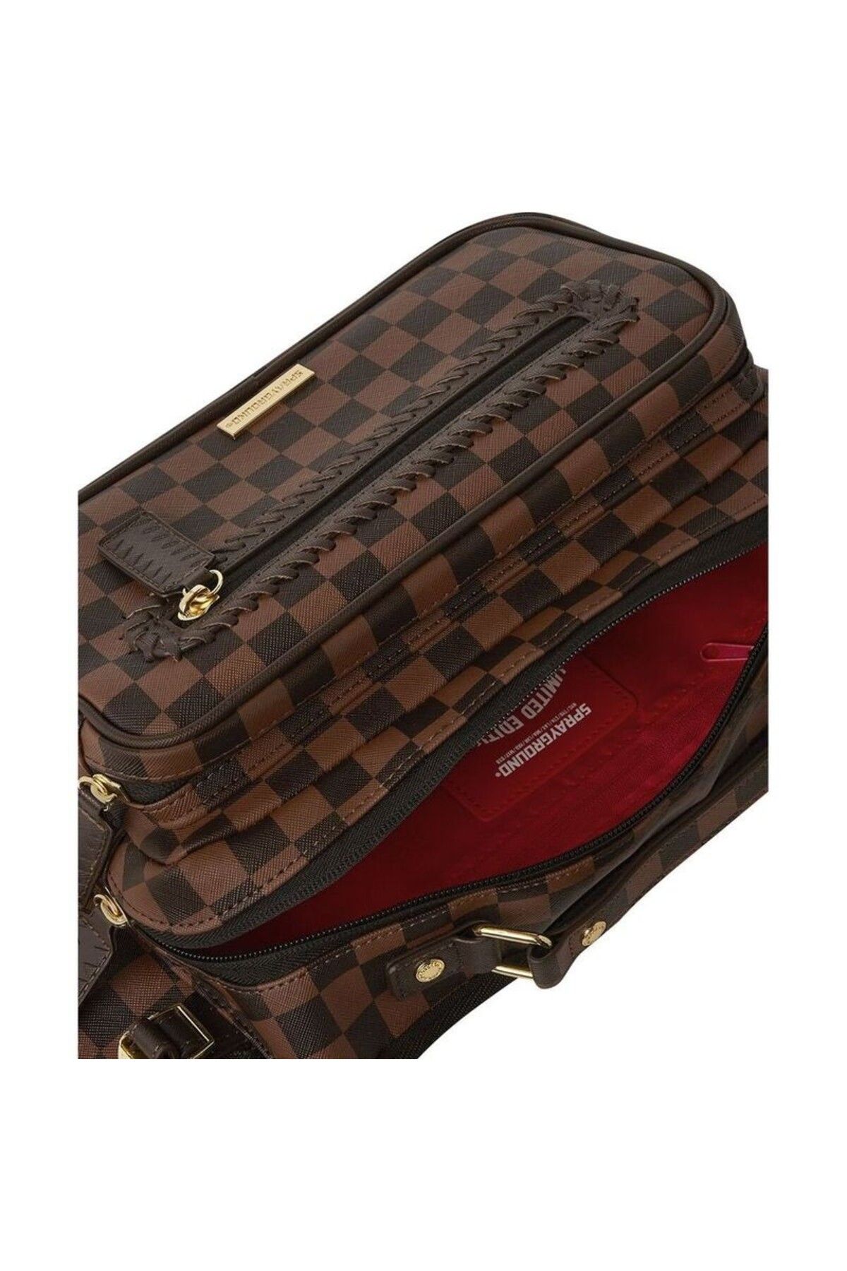 Sprayground-Core Embossed Control Cargo Cross Body Bag – Adjustable Vsm Strap 4