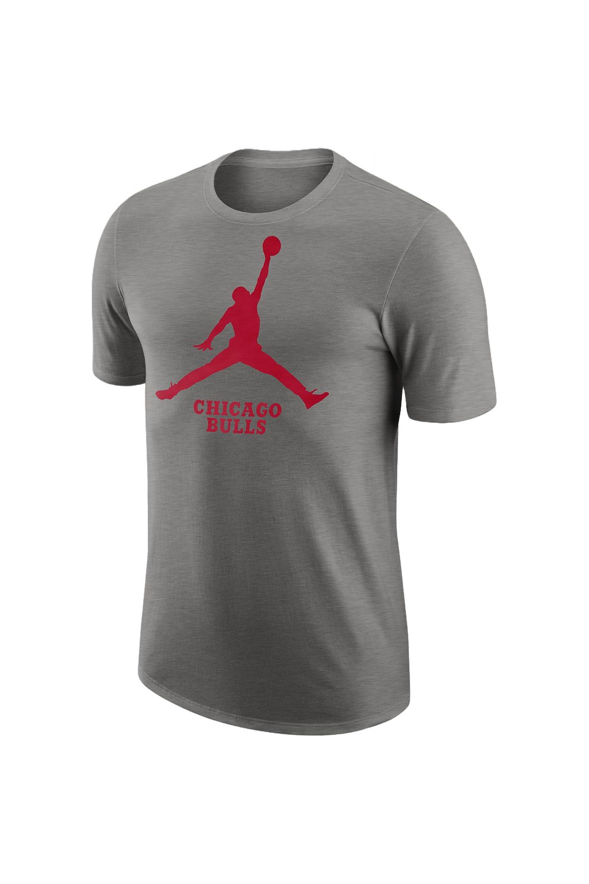 Nike-Tricou Nike Nba Chicago Bulls Jordan, gri, bărbați 1