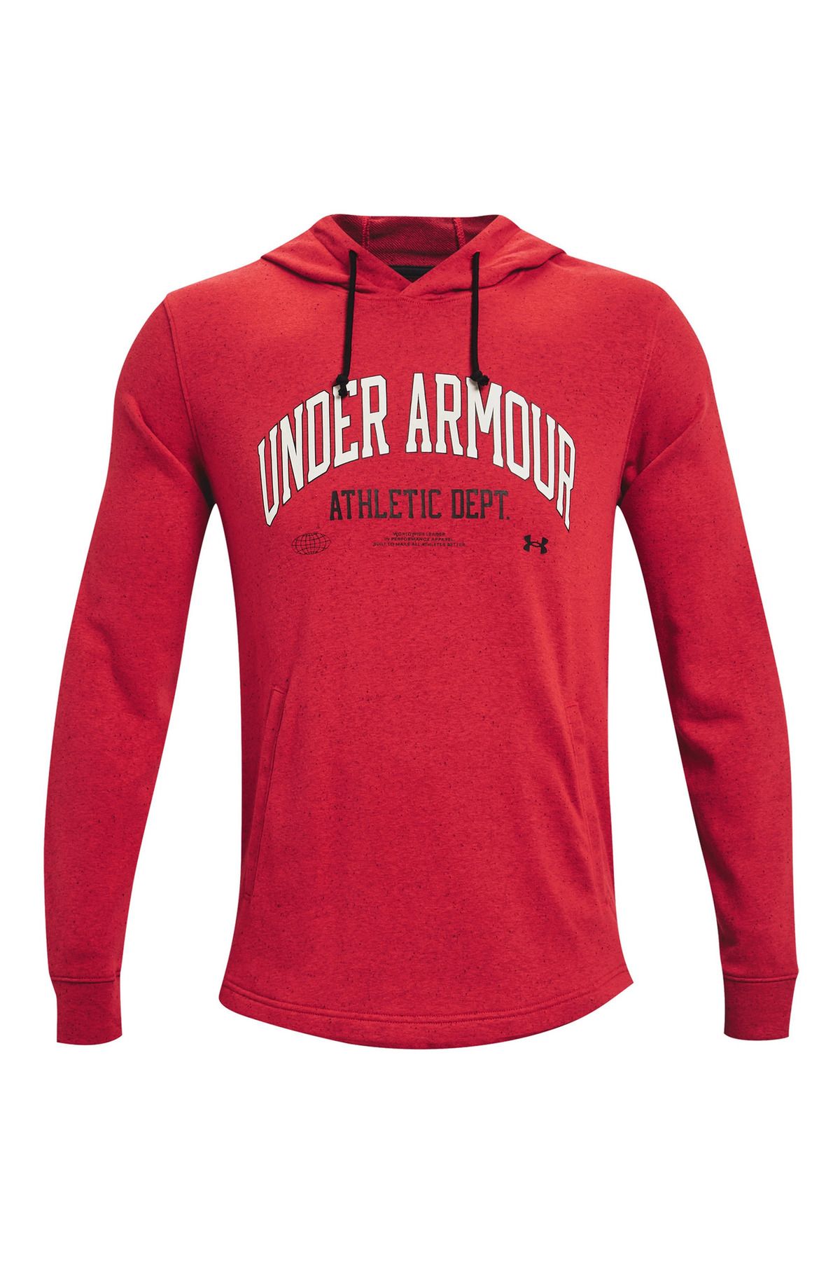 Under Armour-Hood Under Armour Rival Terry, Red, Men 1