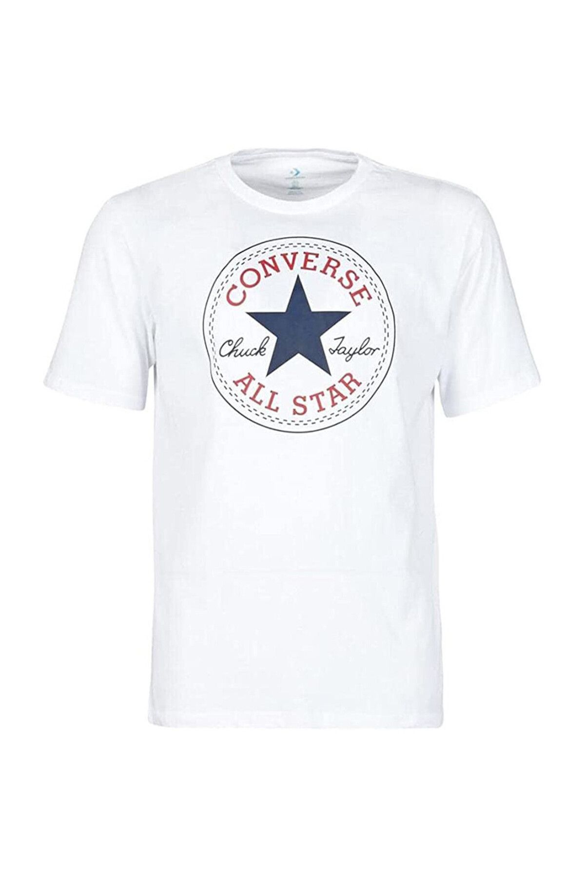 converse-T-shirt Converse Chuck Patch Core, White, Unisex 1