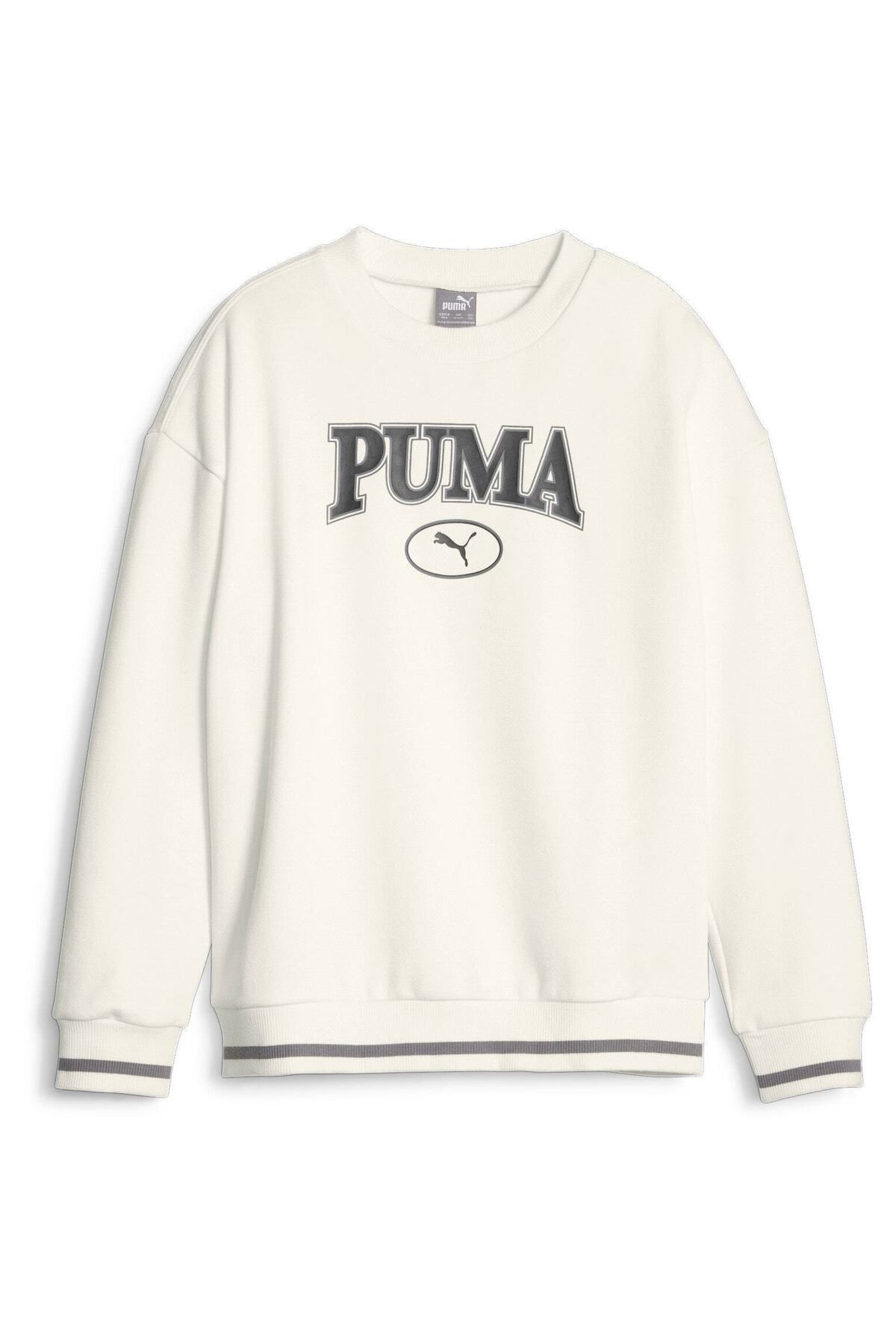 Puma-Halenka Puma Squad Crew G teplá, bílá, dětská 1