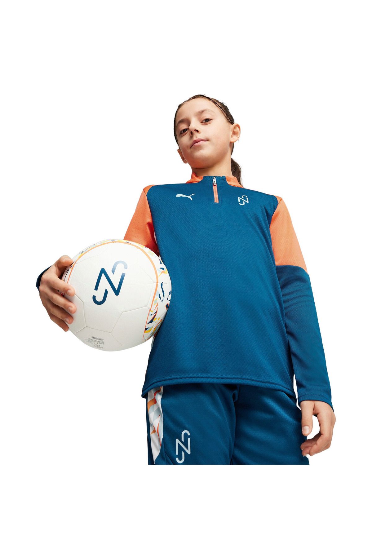 Puma-Halenka Puma Neymar Jr Creativity 14 Zip Top Jr, modrá, děti 1