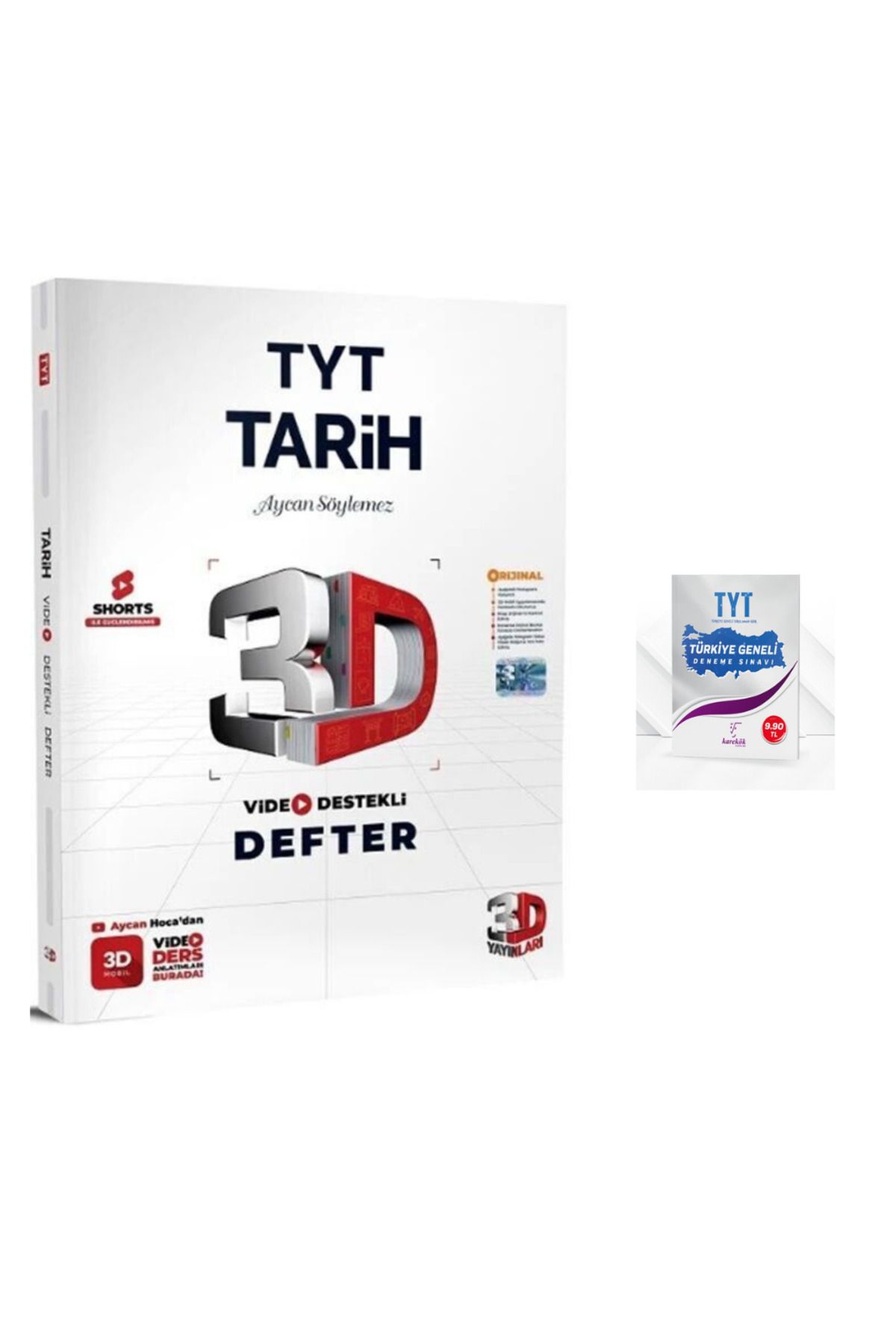 AV YAYINLARI 3D Yayınları TYT Tarih Video Destekli Defter