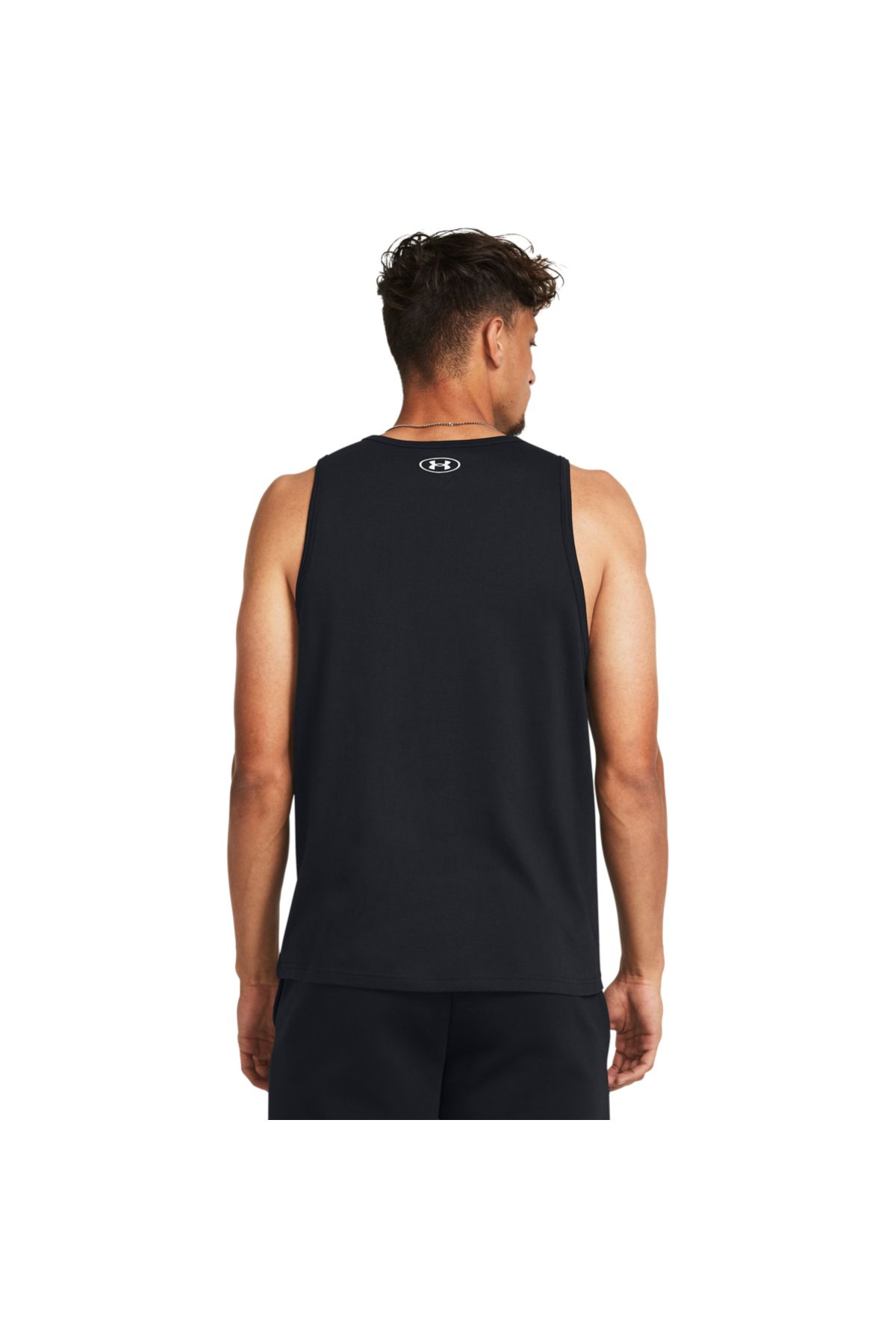 Under Armour-Undershirt Under Armour Sportstyle Logo Tank, Black, Men 2