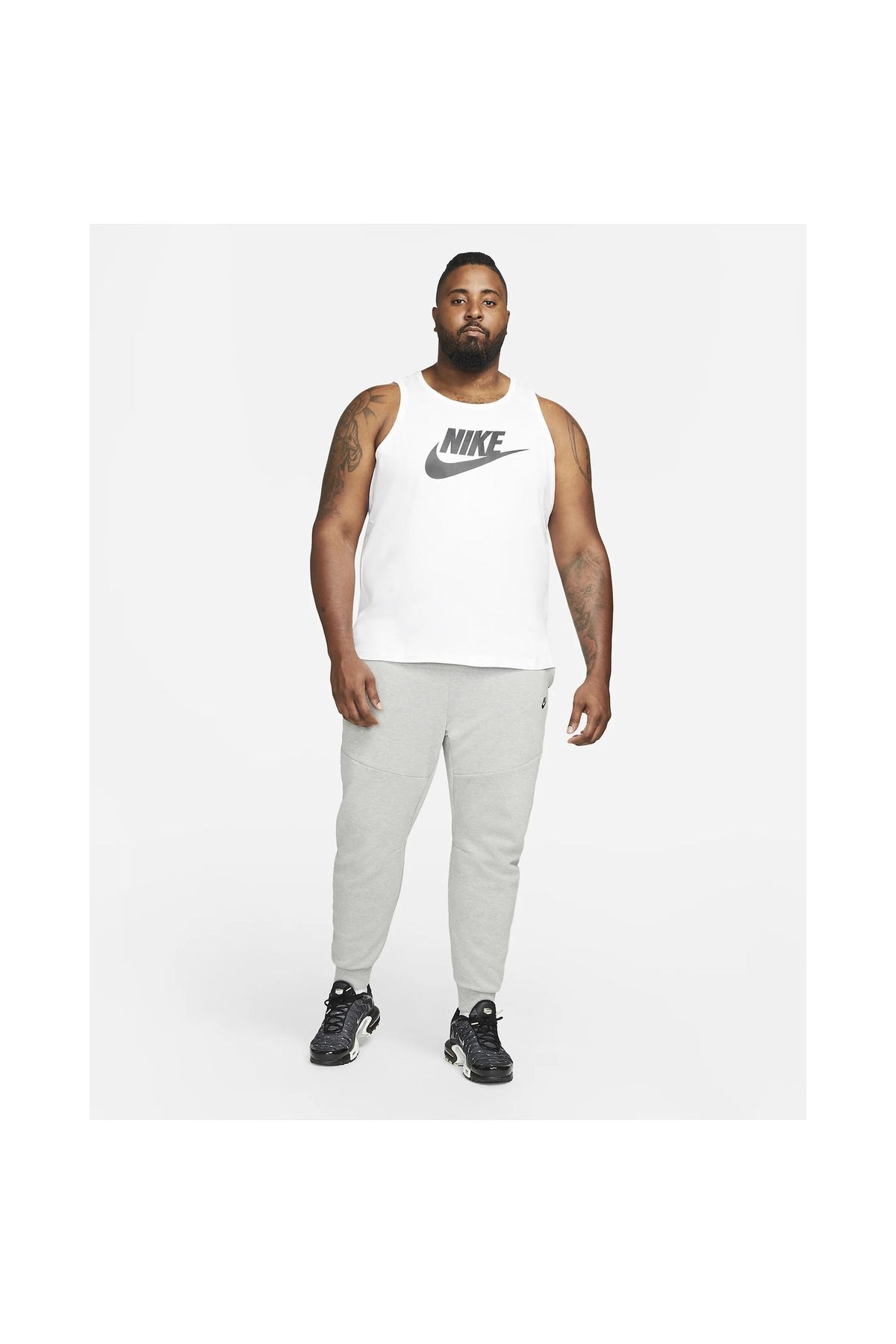 Nike-Undershirt Nike M Nsw Tank Icon Futura, White, Men 5