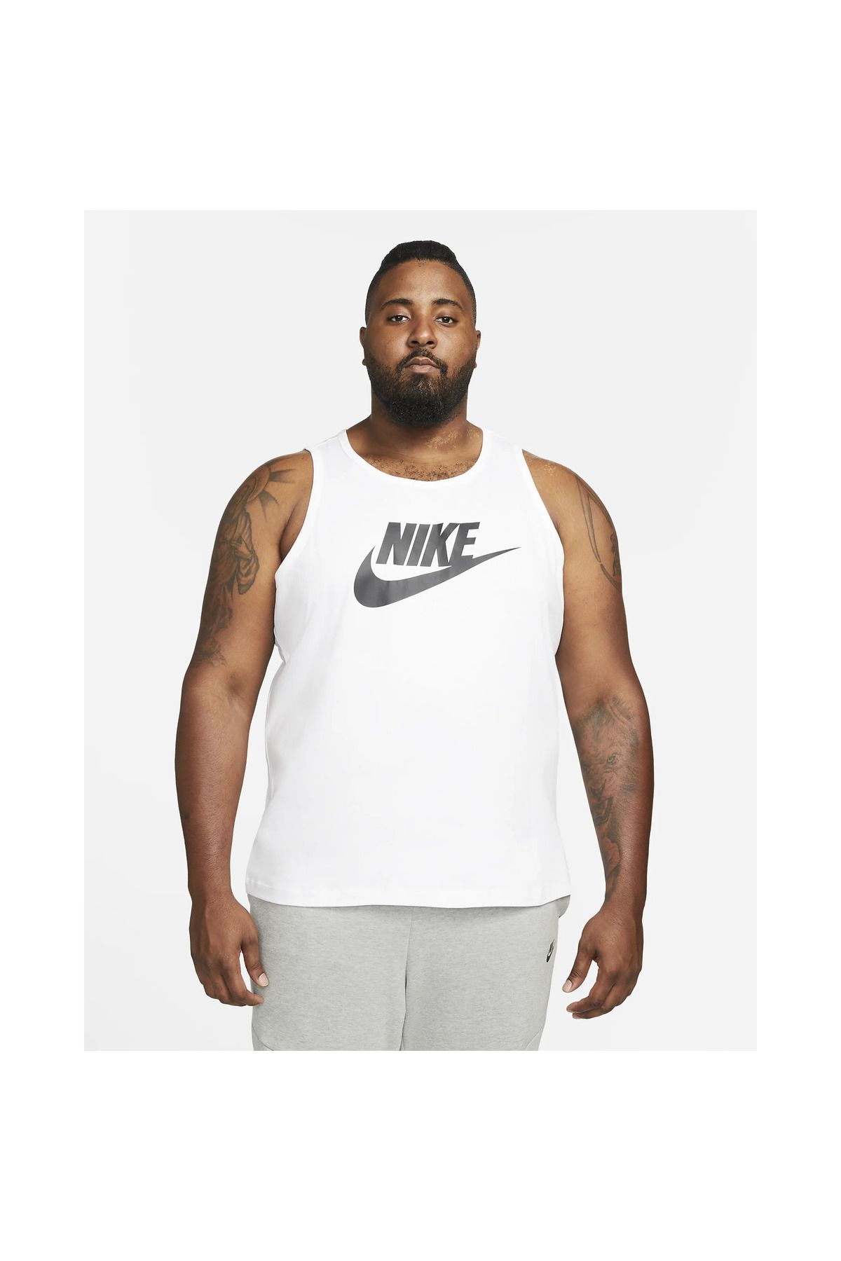 Nike-Undershirt Nike M Nsw Tank Icon Futura, White, Men 4