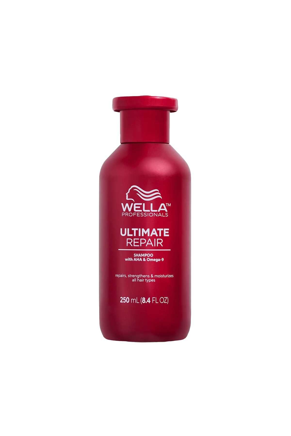 Wella-Ultimate Repair Shampoo 250 ml, Sanfte Reinigung, reinigt geschädigtes Haar, mit Metallreinigung 1