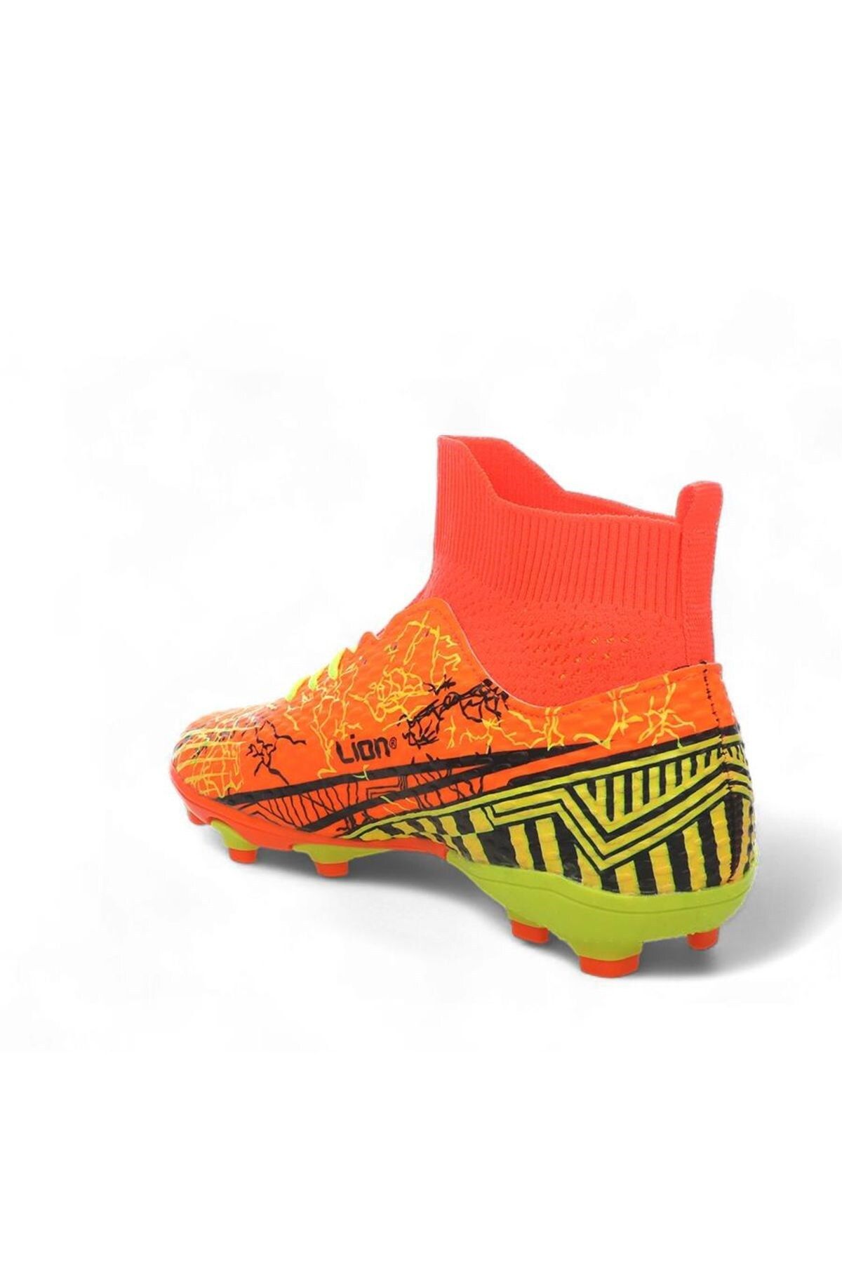 Lion-Mercury Football Boots - With Socks, Artificial Polish Suitable for Field and Soil Use 3