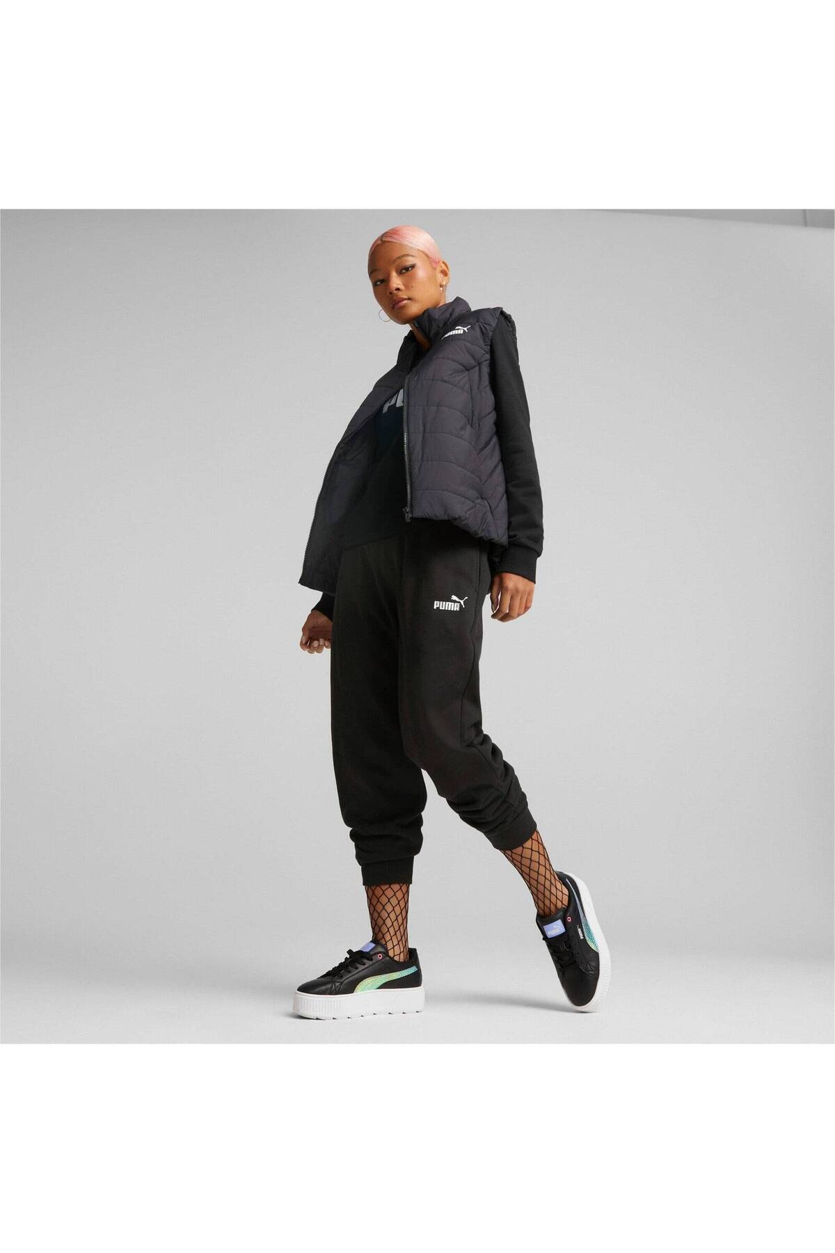 Puma-Vest Puma Ess Padded, Black, Women 3