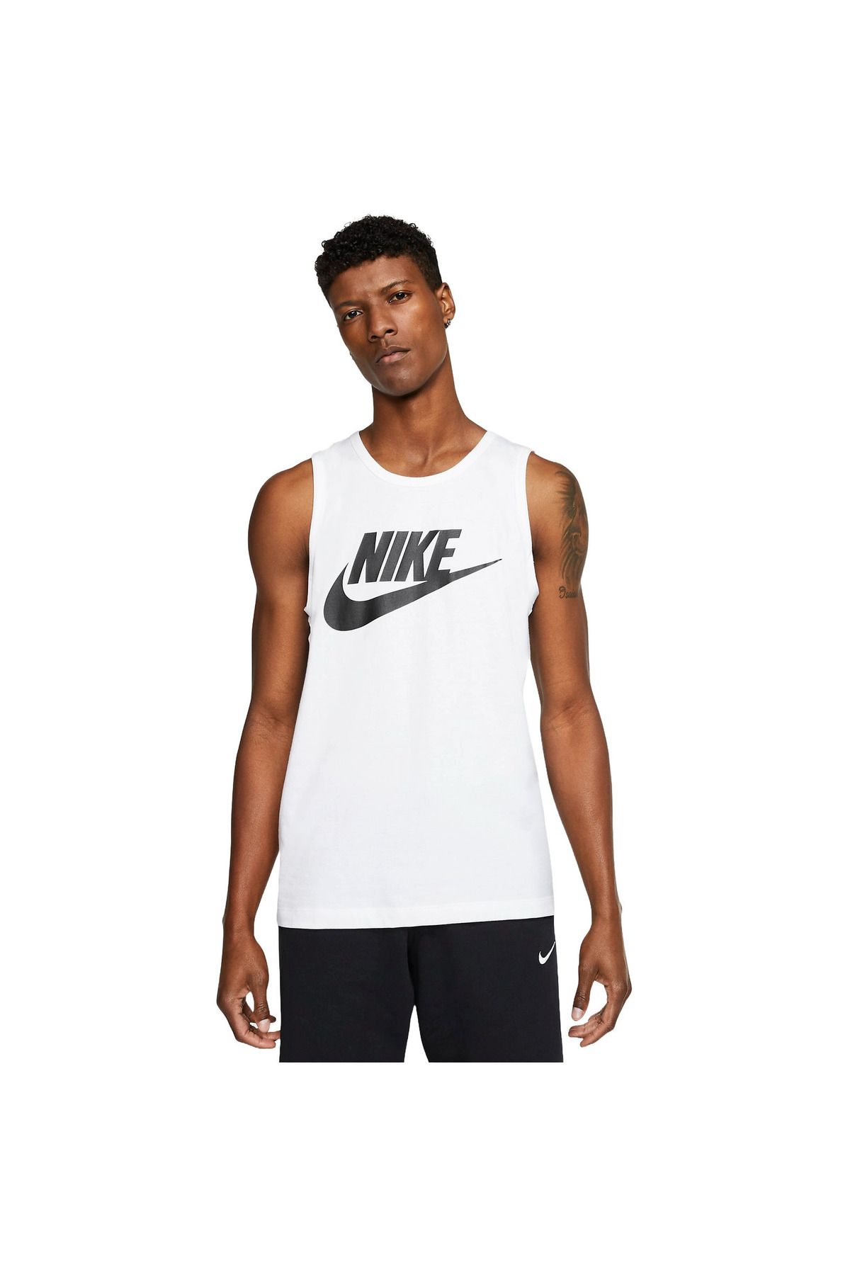 Nike-Undershirt Nike M Nsw Tank Icon Futura, White, Men 1