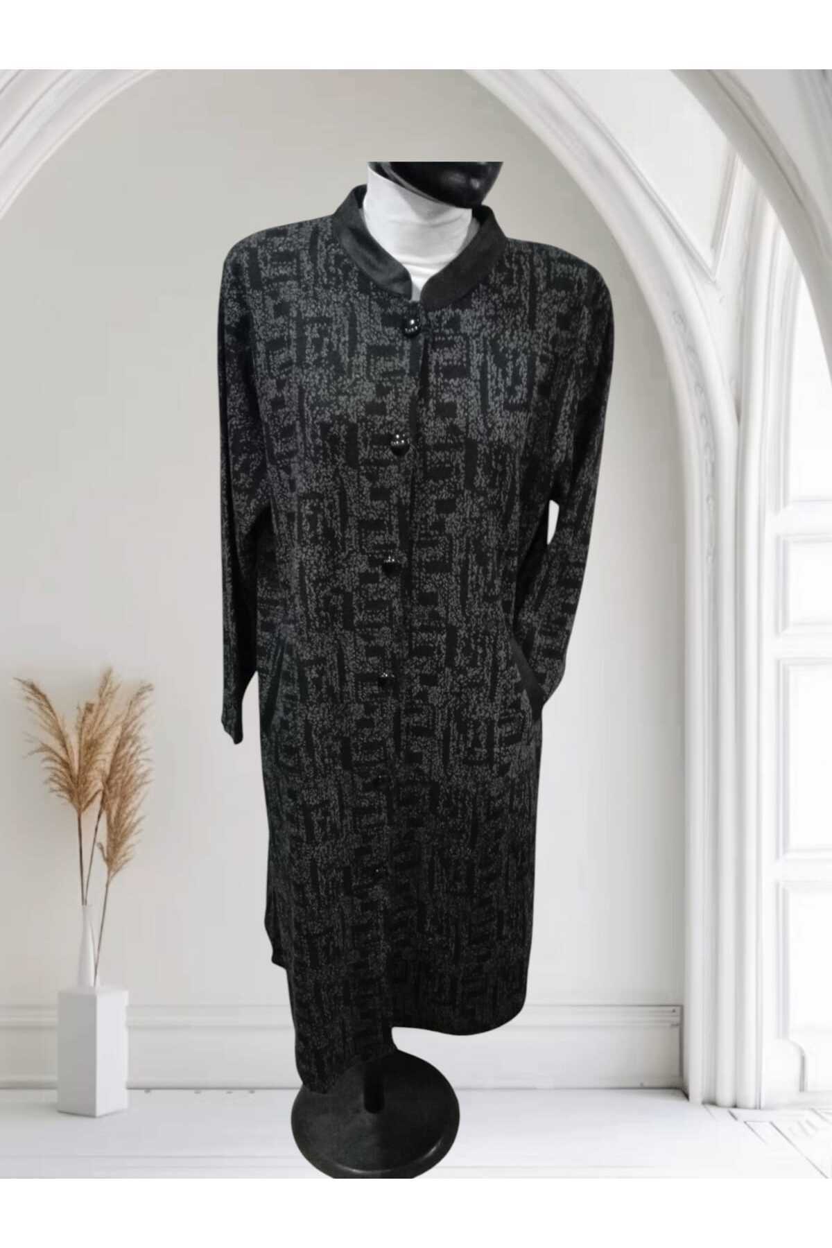 Ahenk Giyim-Intermediate Size Large Size Button Cap 1