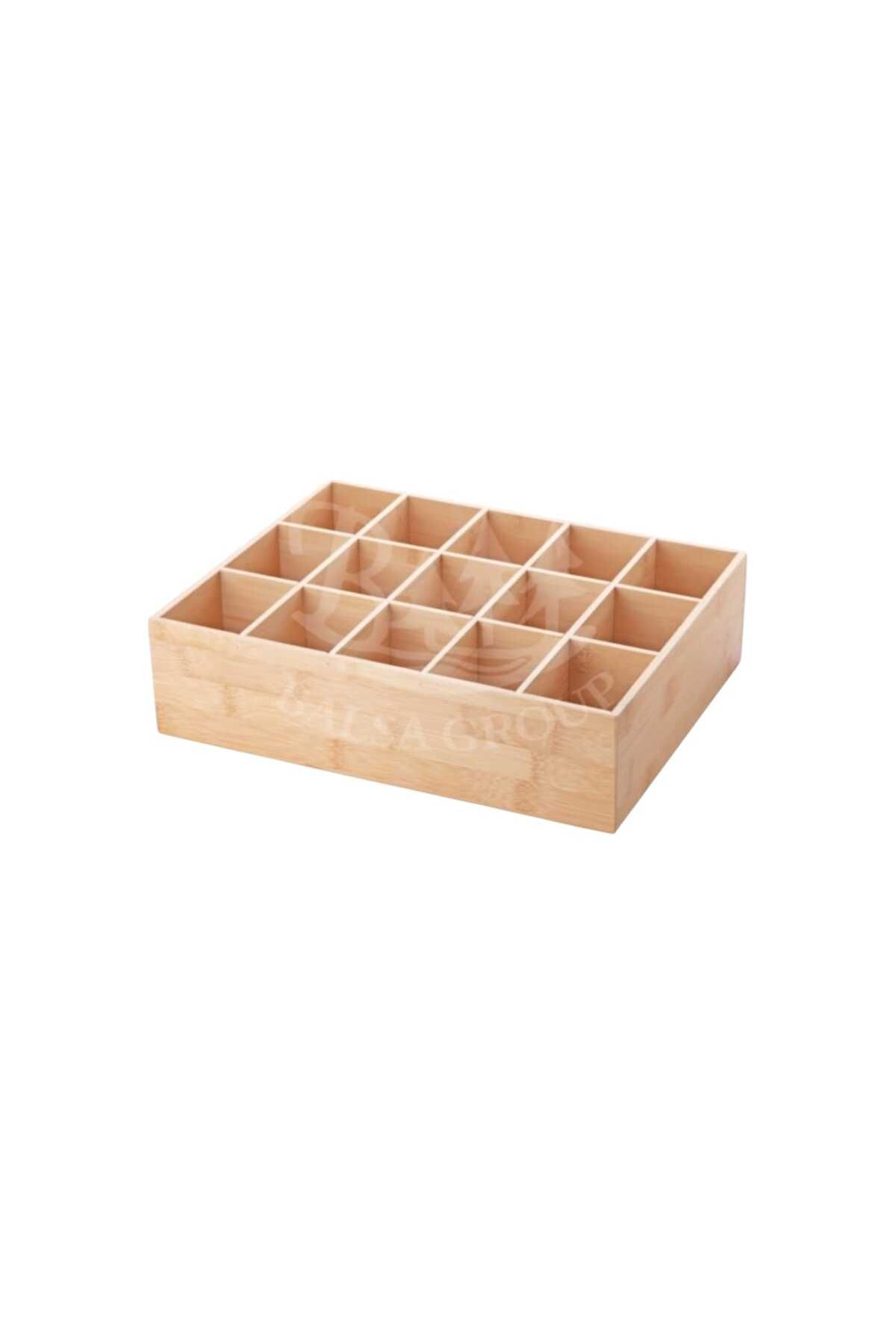 BALSA Bambu 15 Bölmeli Organizer  BMB64