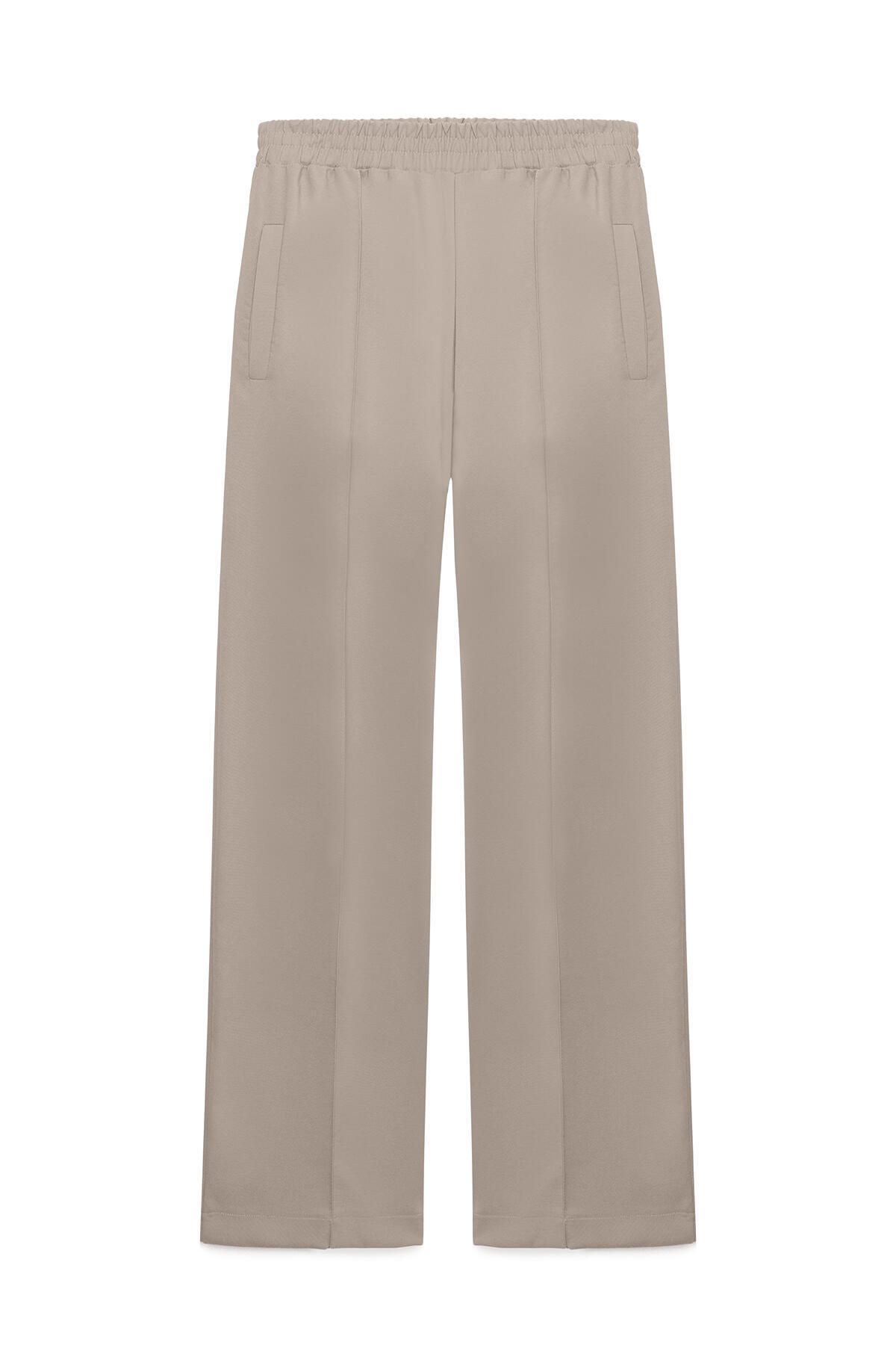 Touché Privé-Crepe Trousers - Ribbed Design 6