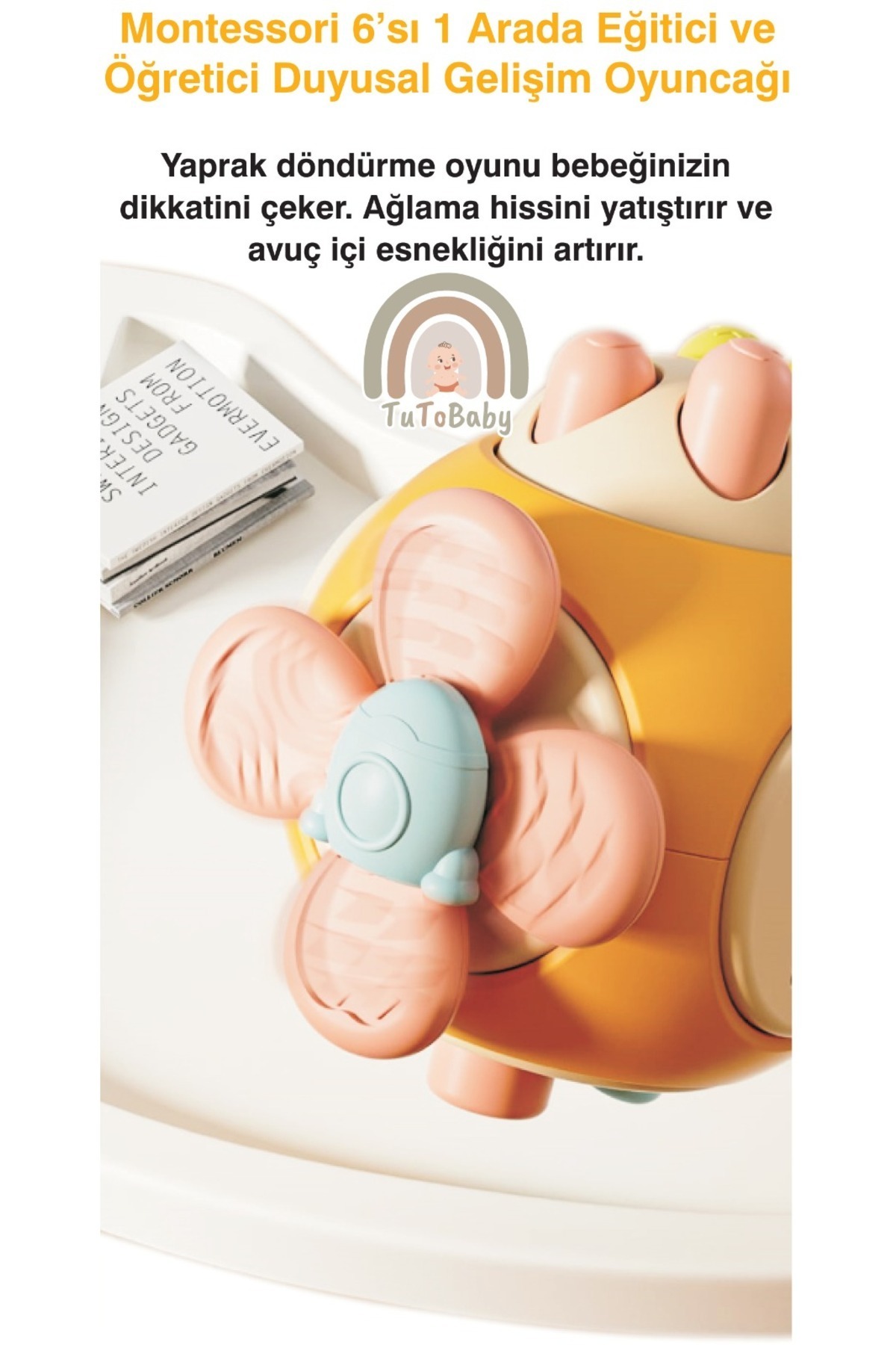 tutobaby Montessori 6'sı 1 arada Eğitici ve Öğretici Duyusal Gelişim Oyuncağı fotoğrafı 6 (önizleme)