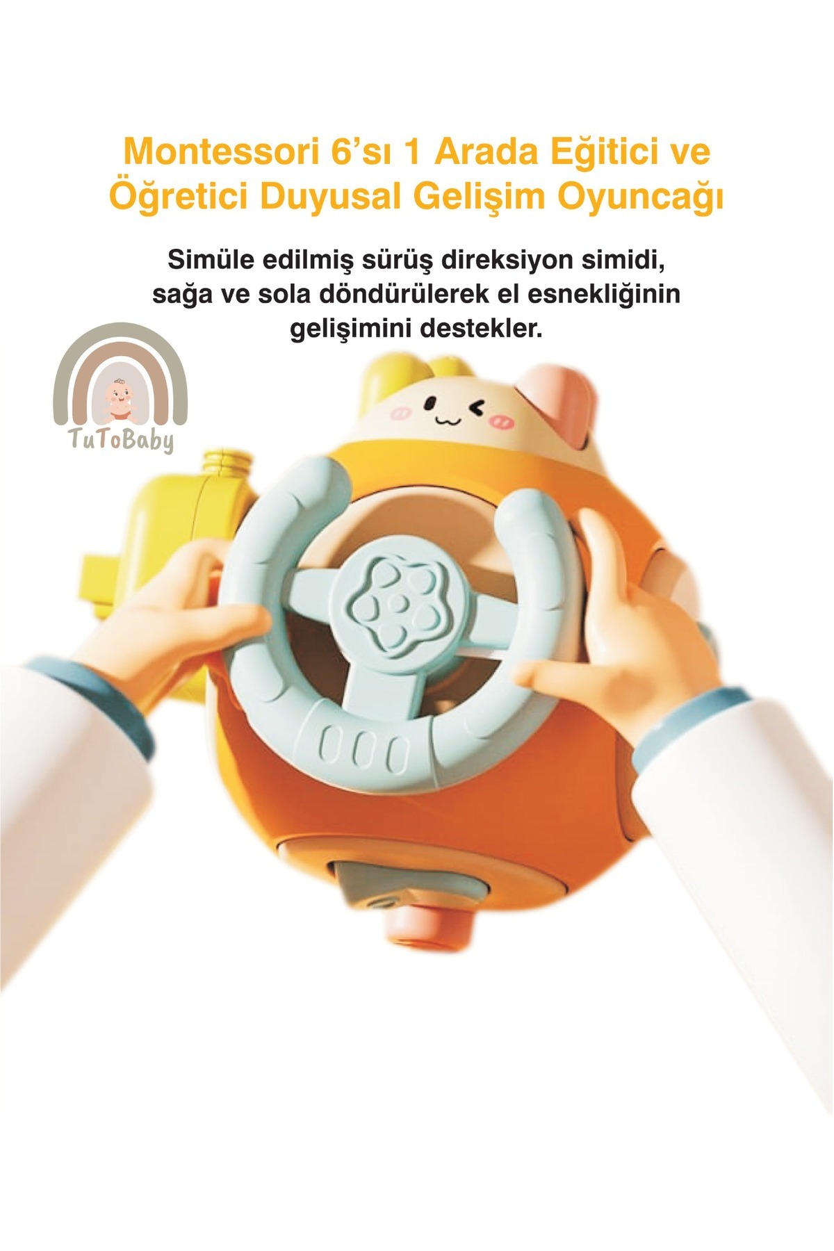tutobaby Montessori 6'sı 1 arada Eğitici ve Öğretici Duyusal Gelişim Oyuncağı fotoğrafı 5 (önizleme)