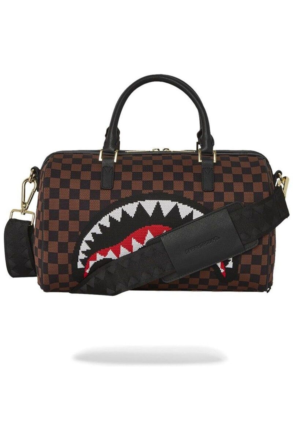 کیف ورزشی چند رنگ مردانه و زنانه کیسه مسافرتی مینی زیپ طلا جیب کفش تسمه های قابل تنظیم Sprayground