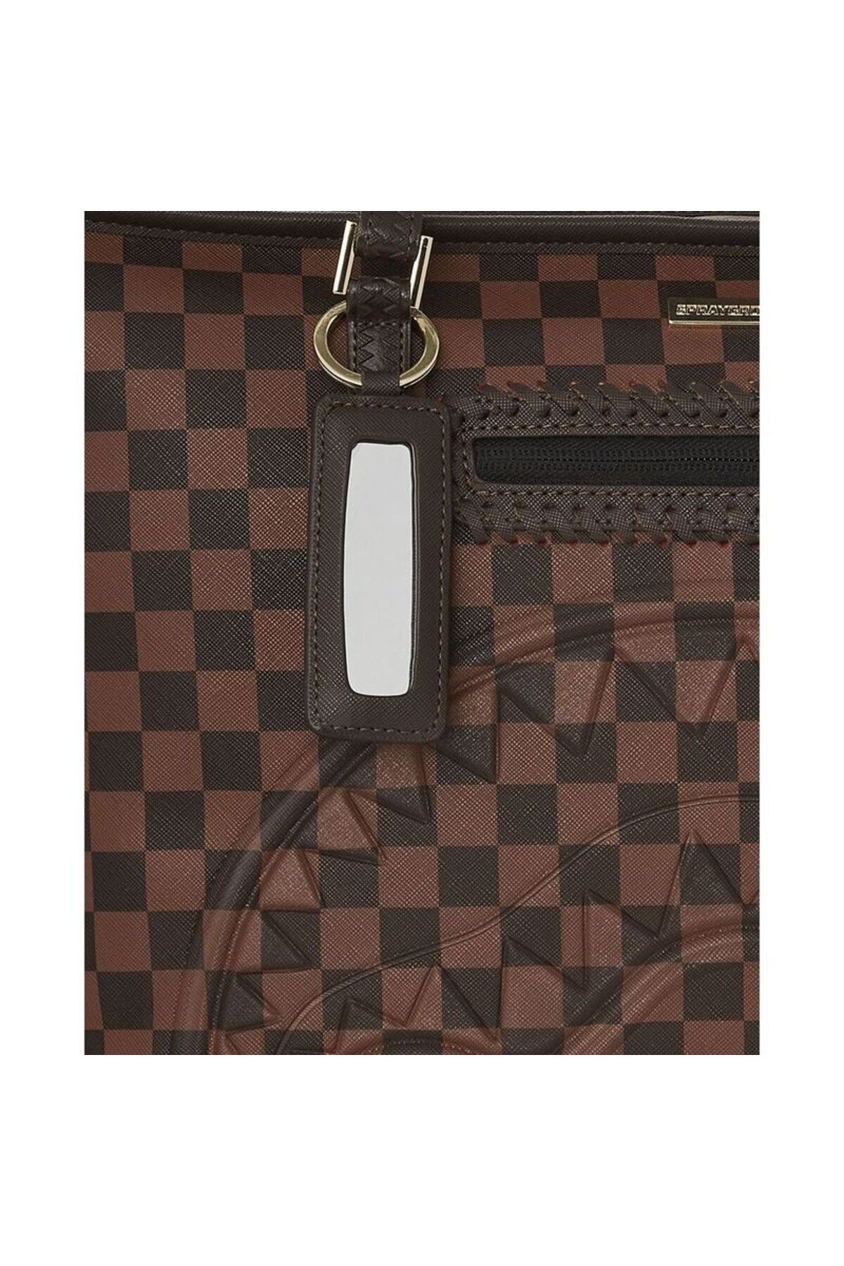 کیف شانه ای چند رنگ زنانه کیسه مربع برجسته طراحی شیک و عملی Sprayground
