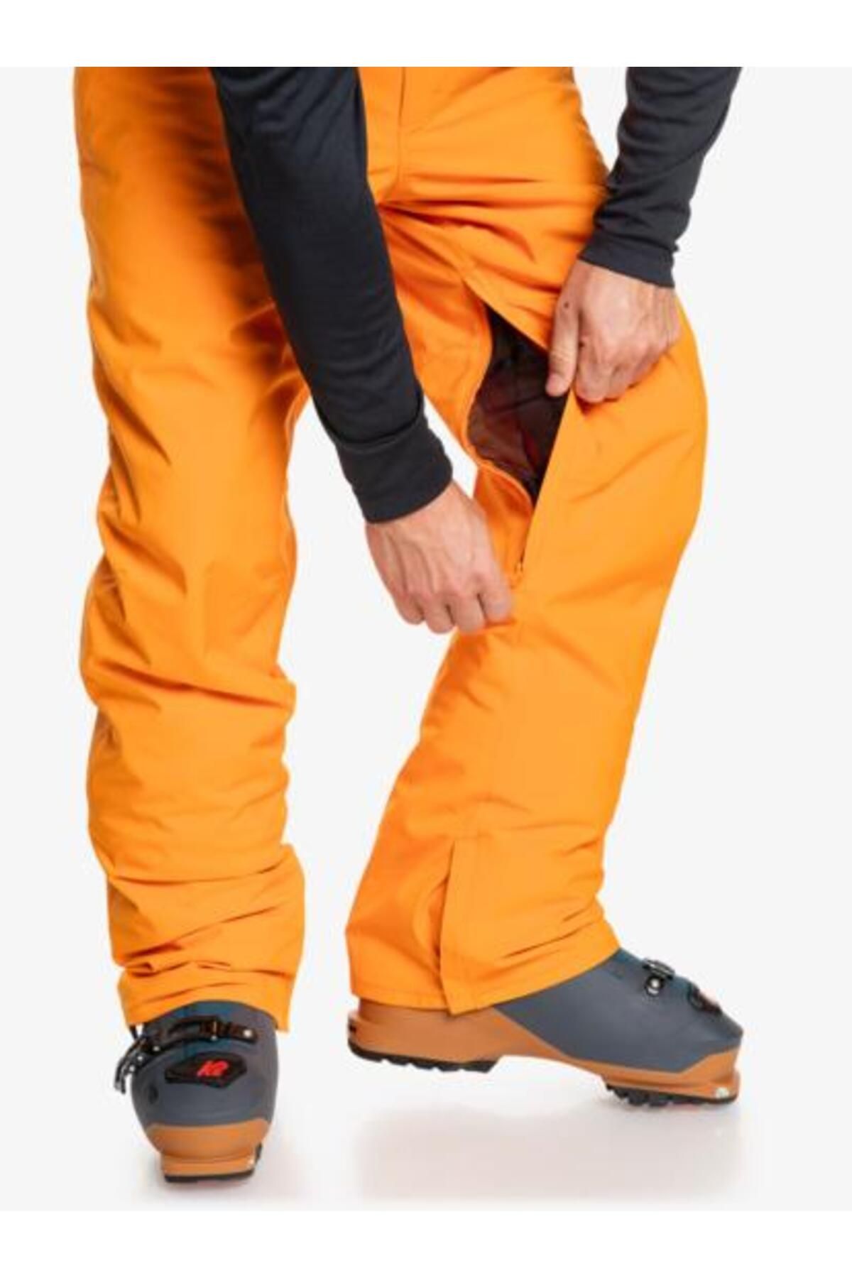 Quiksilver-Eqytp03146-4177 Orange Pepper Estate Pt Snowboard Pants 5